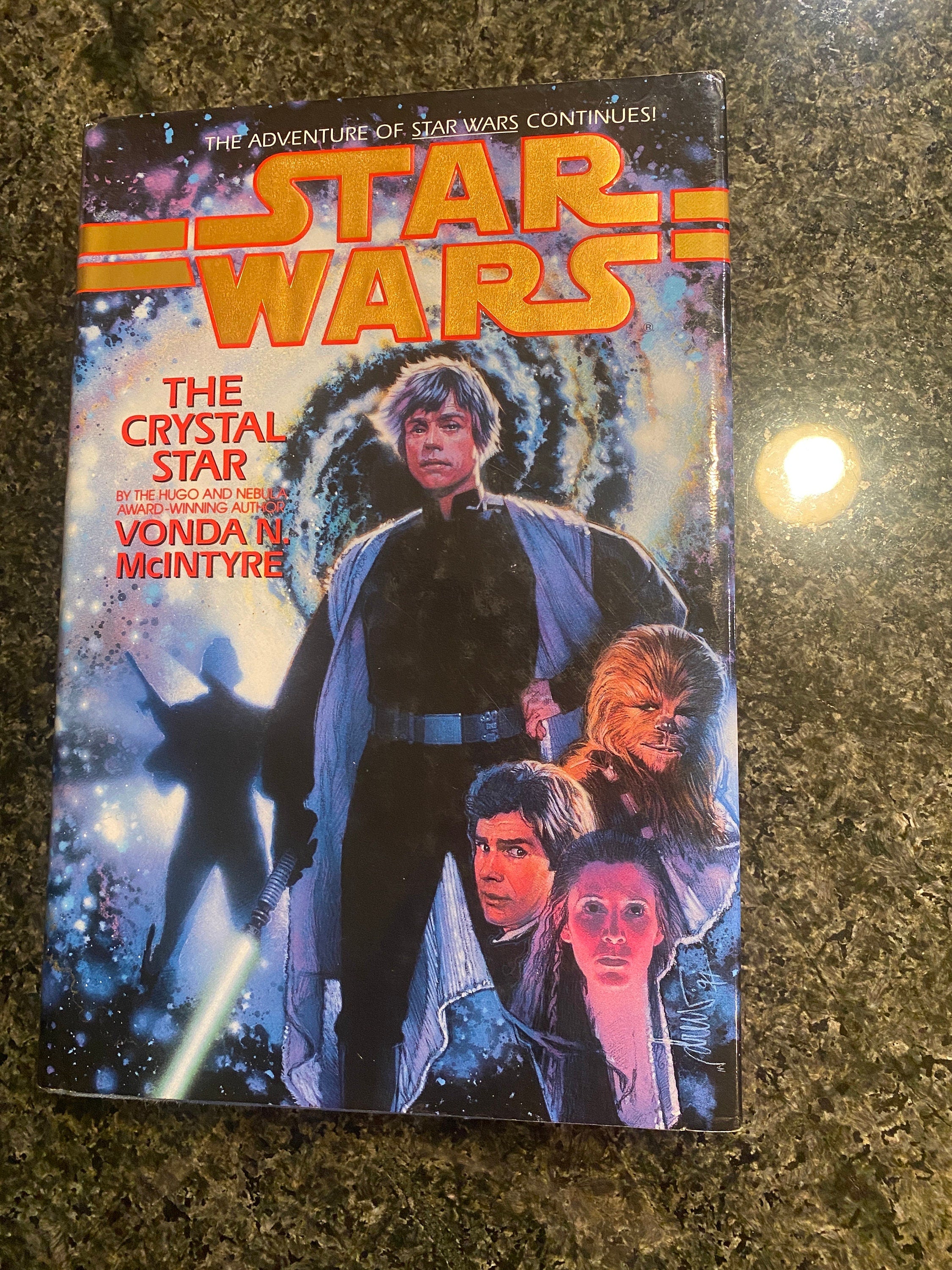Star Wars First Edition Books - First Printings The Crystal Star | The Courtship of Princess Leia - HC Dust Jacket- 1994 Bantam Publishing