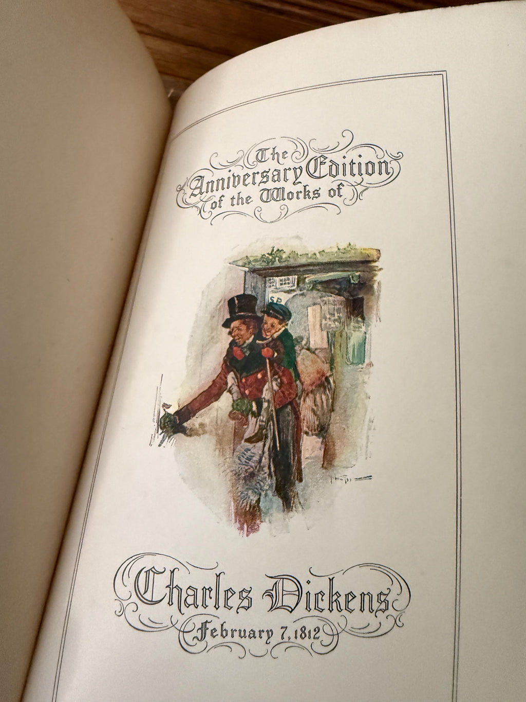Antique 1911 Charles Dickens Our Mutual Friend (Part One) – Anniversary Edition by P.F. Collier & Son