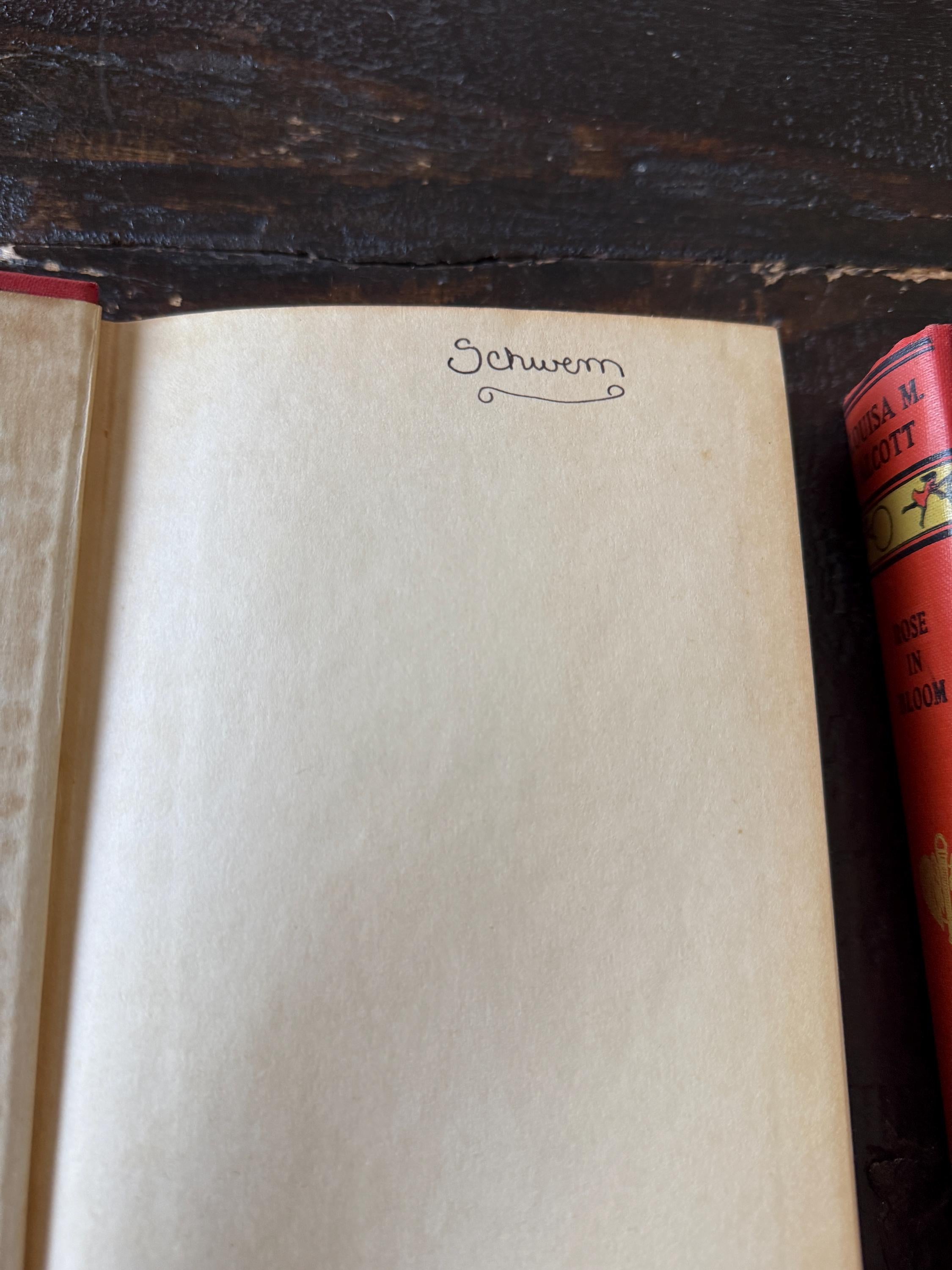 Vintage 1925 Louisa M. Alcott Book Set | P.F. Collier Red Hardcover Collection – Set of 5