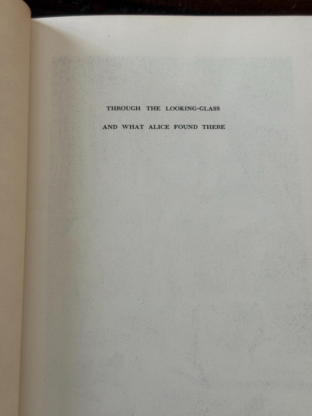 Through the Looking-Glass by Lewis Carroll – 1950s First Edition – Junior Deluxe Editions – Red Ink & Color Illustrations – Inscribed