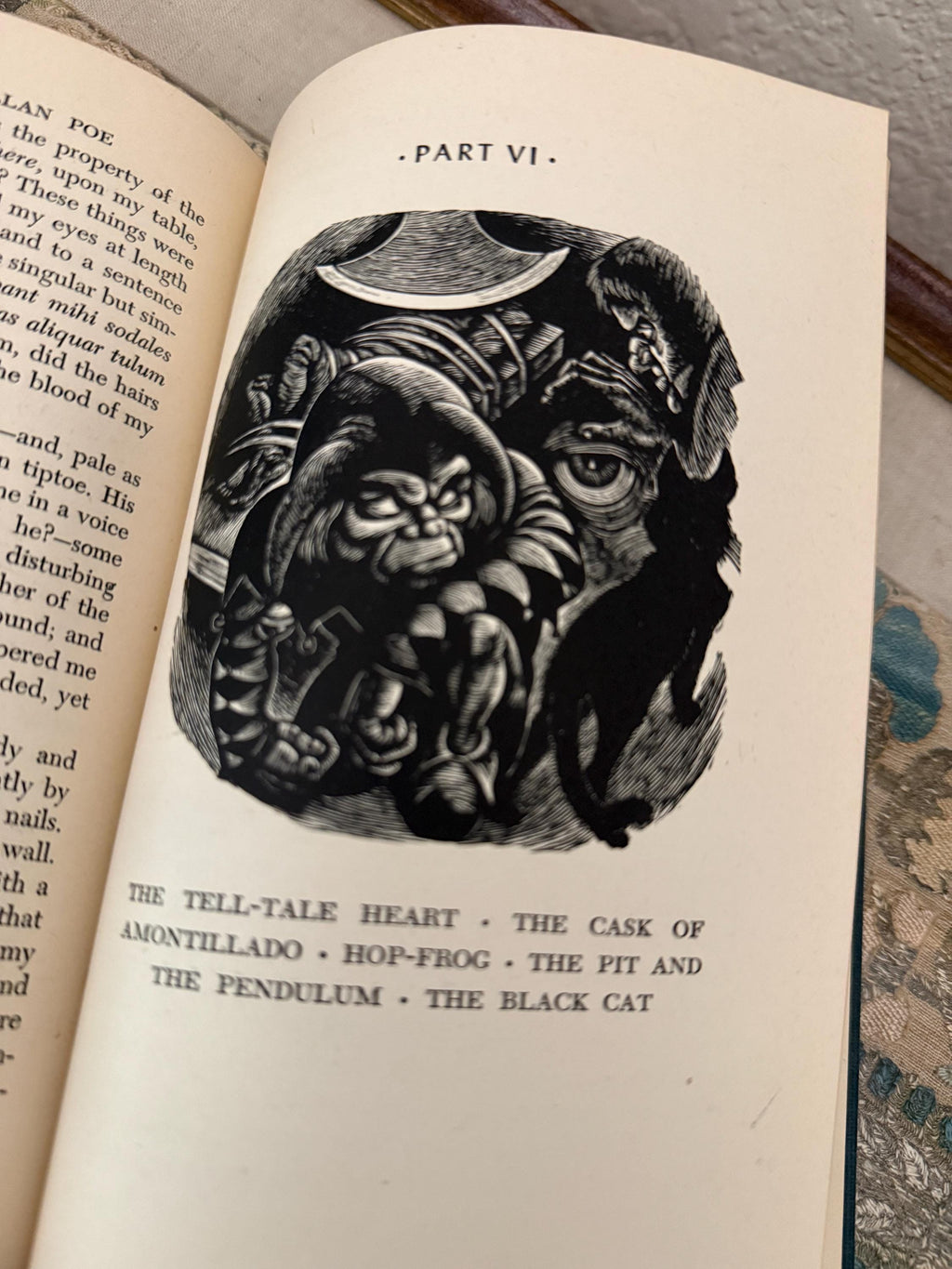 1947 Tales of Edgar Allan Poe | Illustrated by Fritz Eichenberg | Random House | Wood Engraving Edition