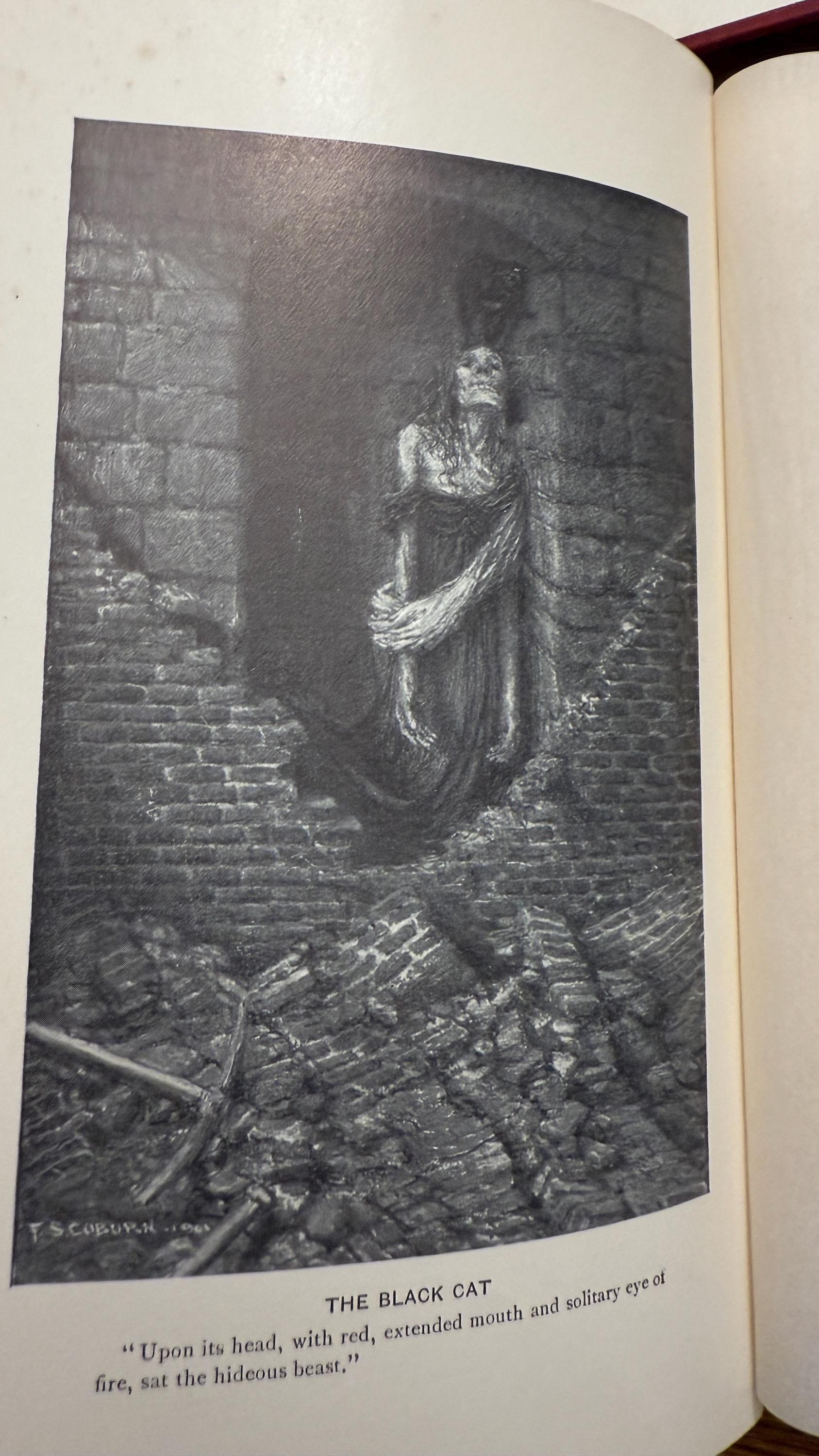 Antique 1902 The Tales and Poems of Edgar Allan Poe – Volumes II–VI – Centenary Edition – Illustrated