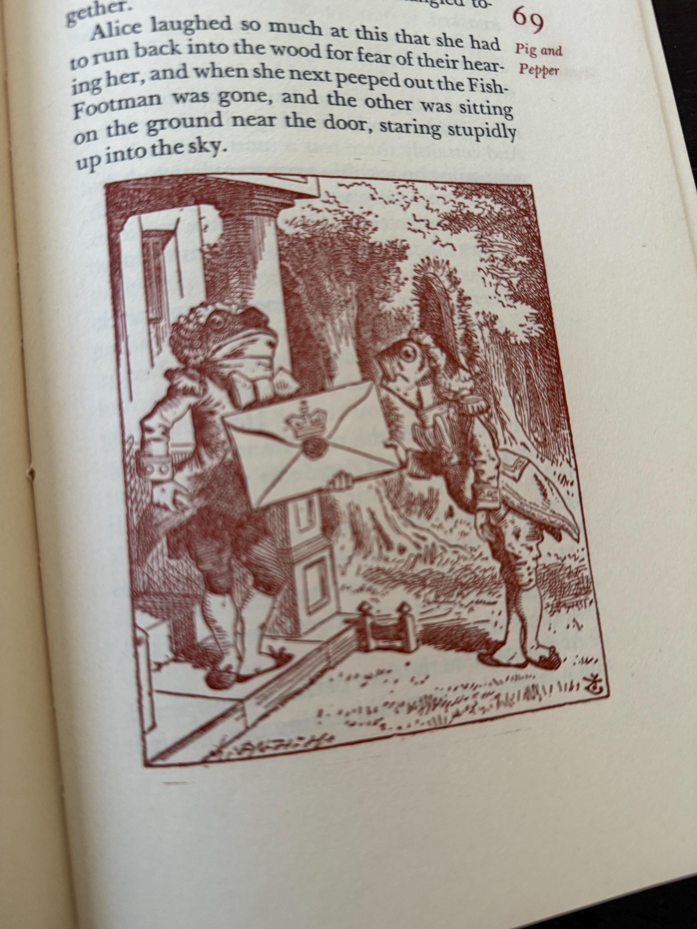Vintage Alice in Wonderland by Lewis Carroll – Peter Pauper Press – Illustrated – With Original Slipcover