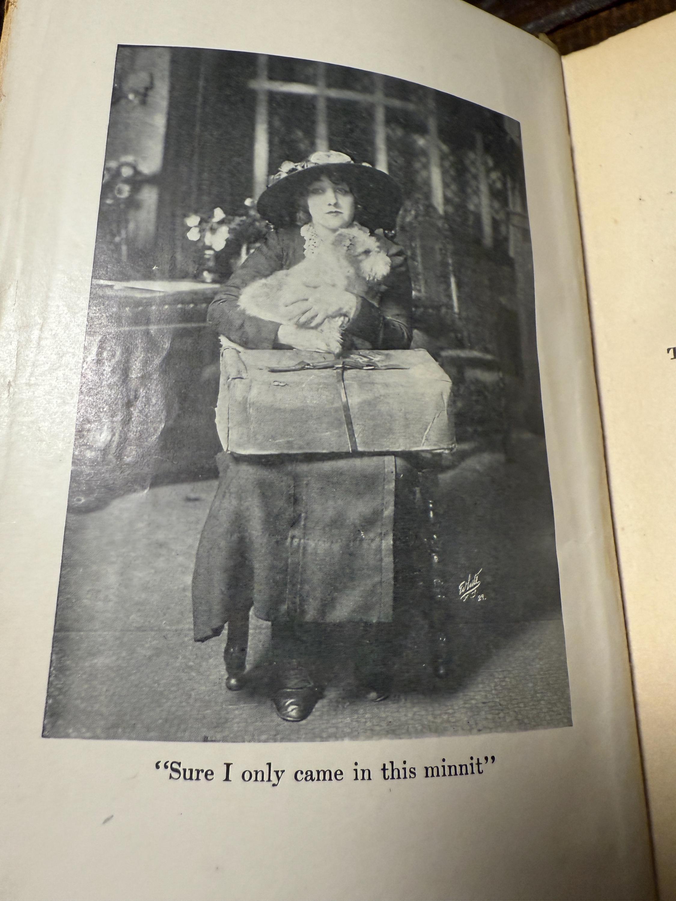 1913 First Edition Peg O’ My Heart by J. Hartley Manners | Illustrated Antique Book | Vintage Drama Novel | Loose Spine