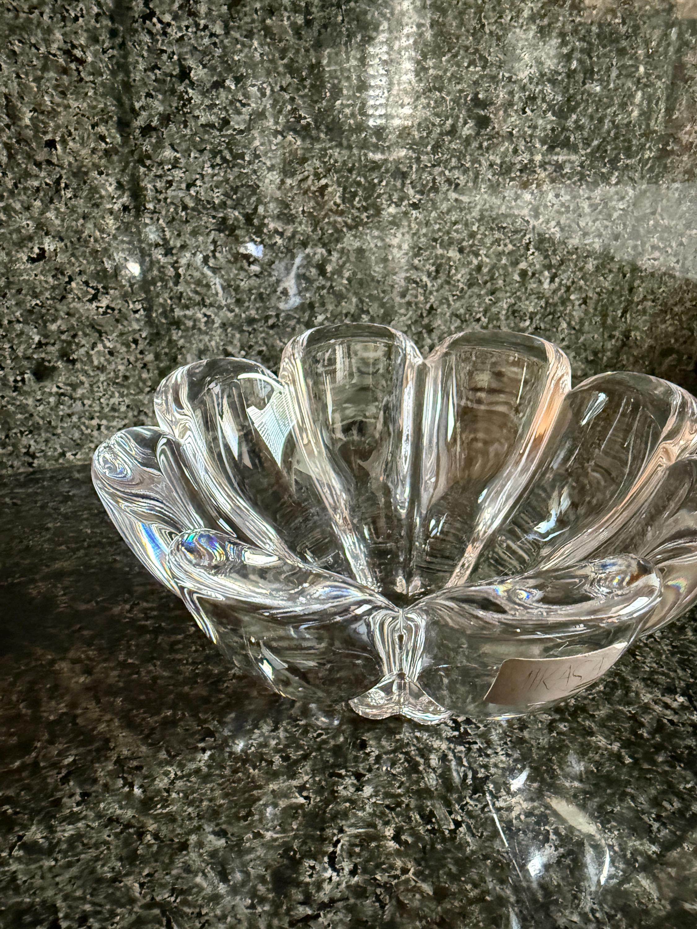 Mikasa Zinnia Crystal Bowl – Made in Austria – 6x3 Inches