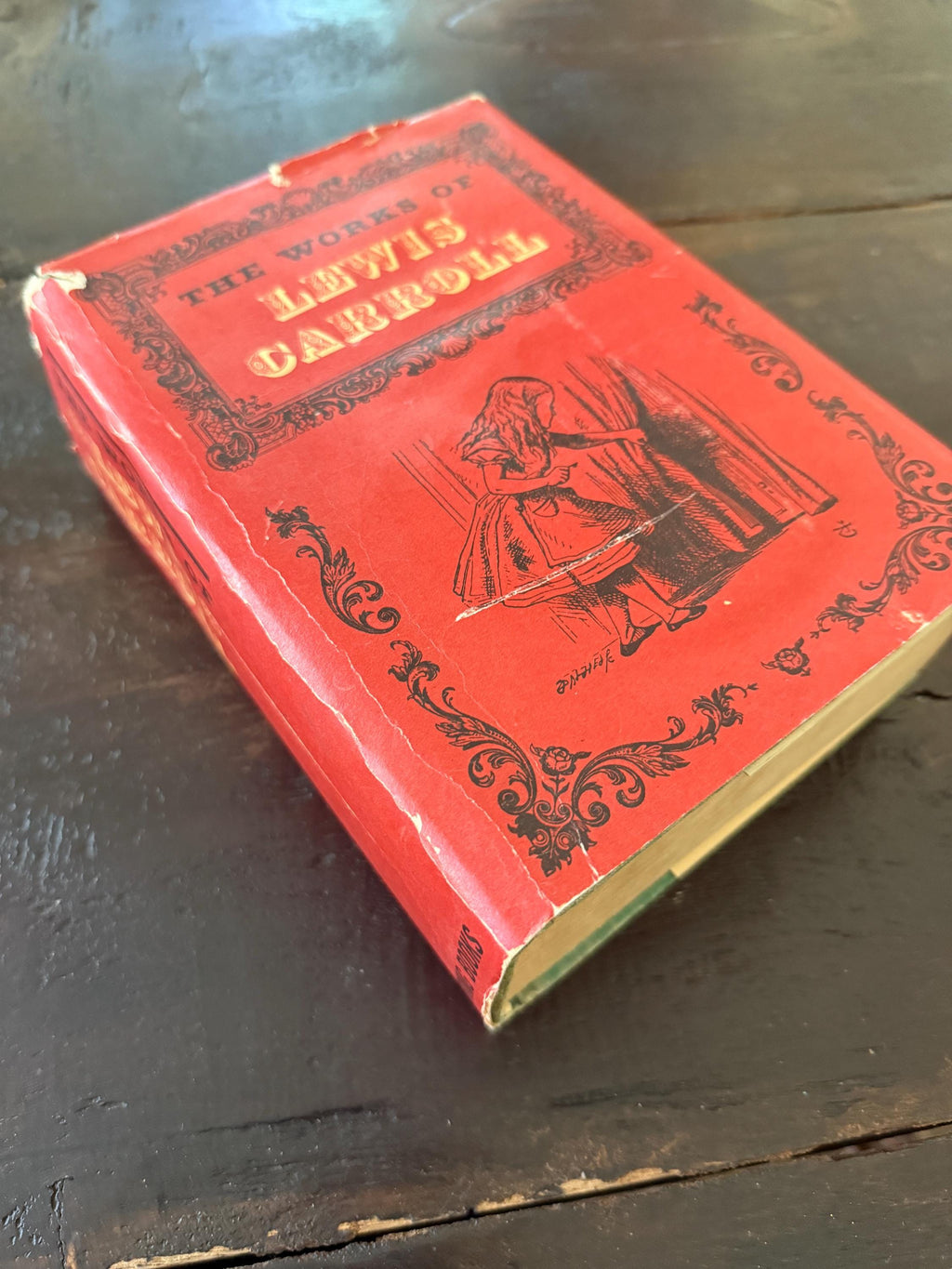 The Works of Lewis Carroll – 1968 Edition – Spring Books – Hardcover with Dust Jacket – Complete Alice Stories + More –