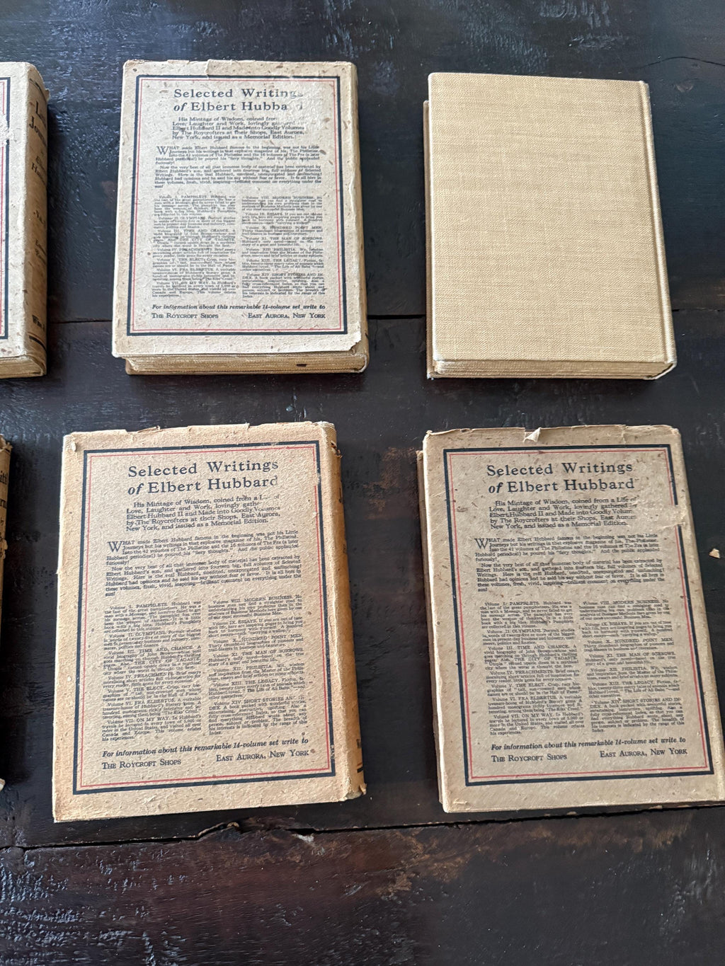 1928 Little Journeys Memorial Edition by Elbert Hubbard – Almost Complete Set 12/14 (Missing Vol. 7, 8) book set