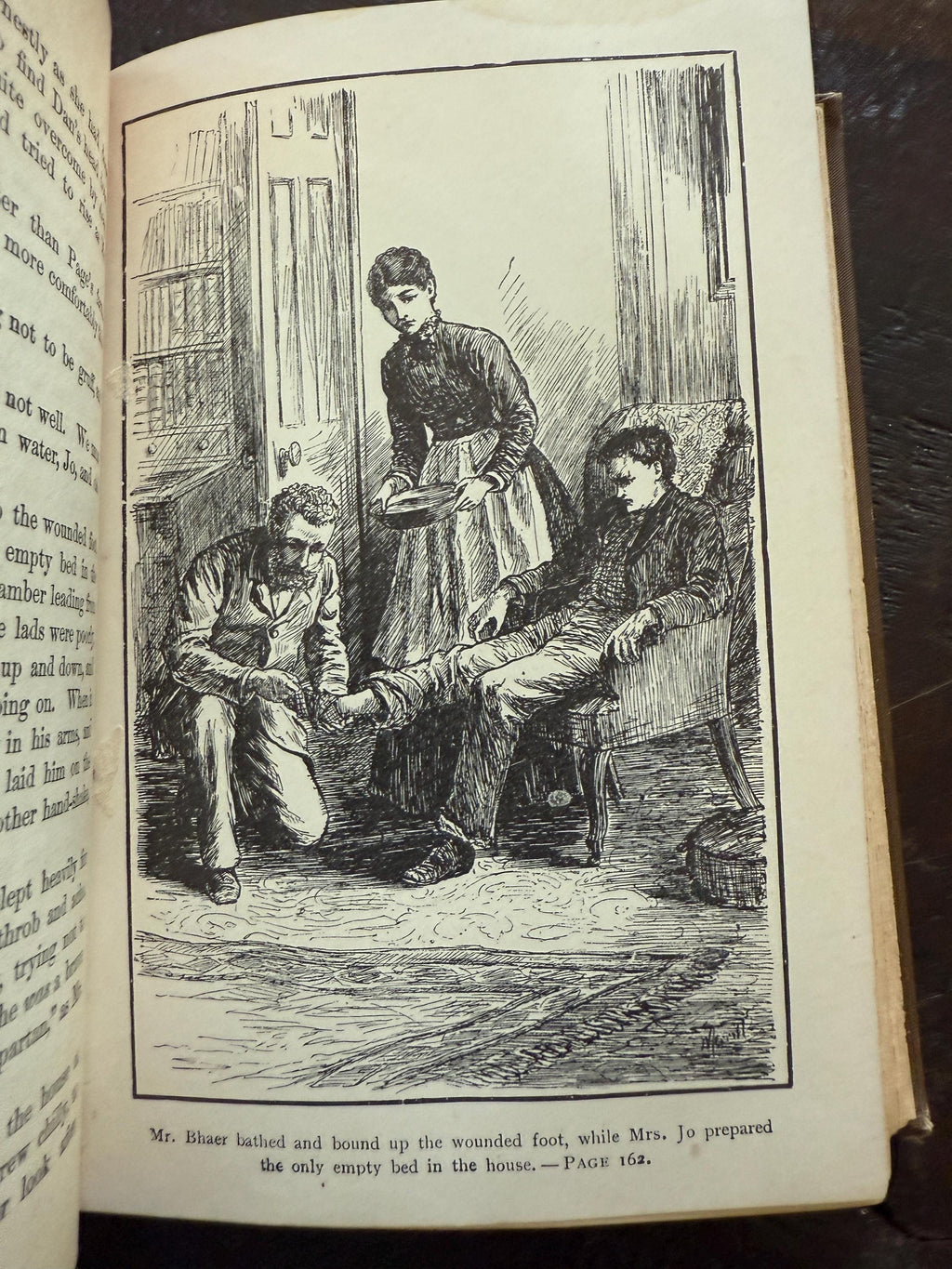 Antique 1915 - Louisa M. Alcott - Little Men illustrated hardcover book