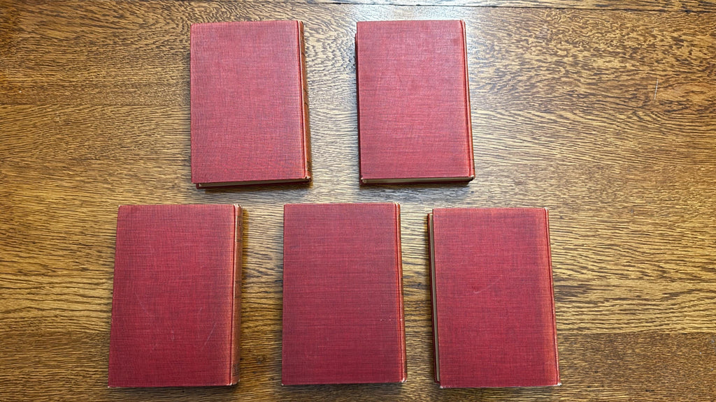 Antique 1902 The Tales and Poems of Edgar Allan Poe – Volumes II–VI – Centenary Edition – Illustrated