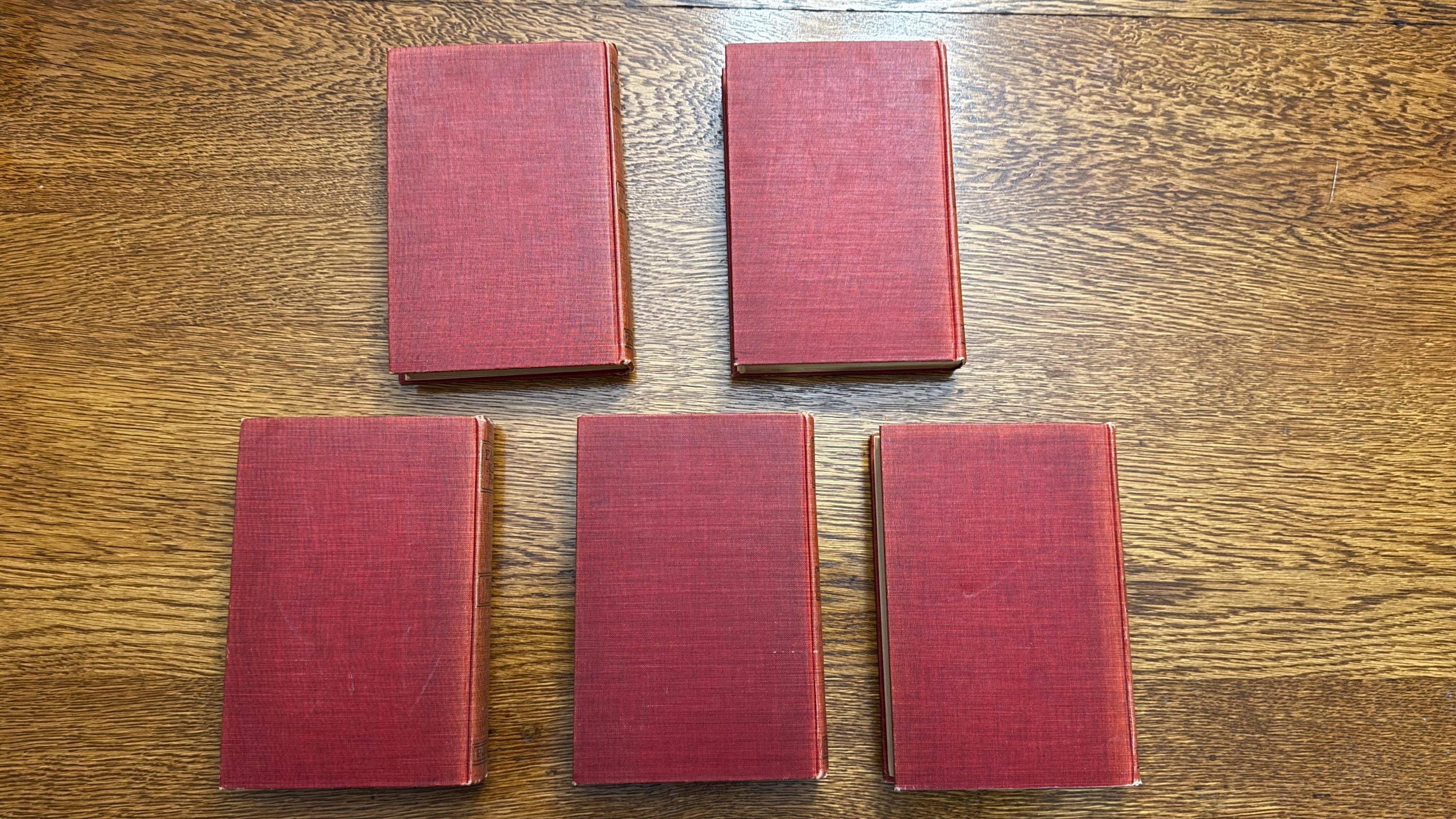 Antique 1902 The Tales and Poems of Edgar Allan Poe – Volumes II–VI – Centenary Edition – Illustrated