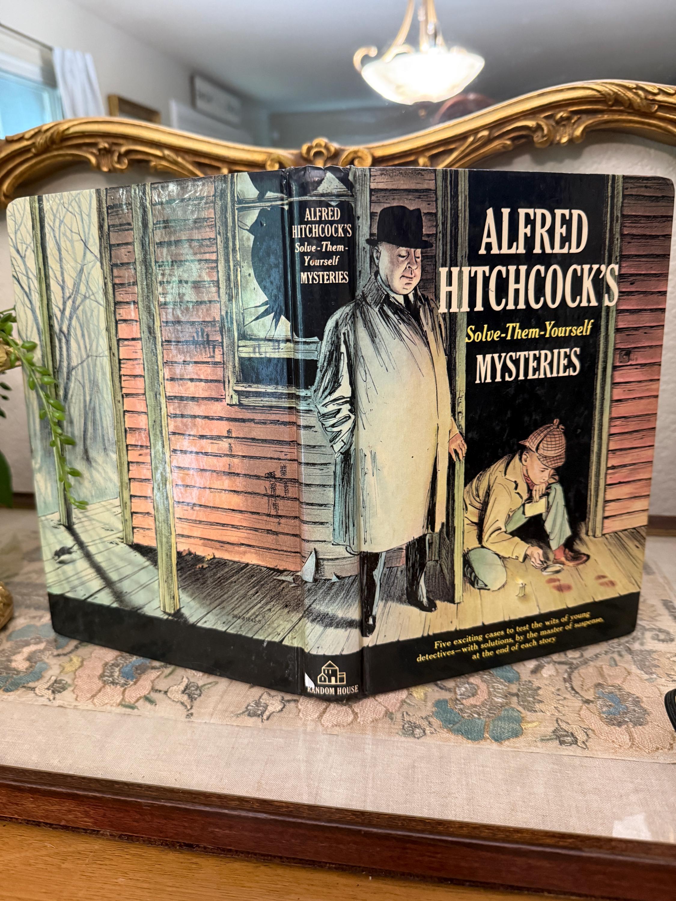 1963 Alfred Hitchcock’s Solve-Them-Yourself Mysteries | Illustrated Hardcover | Random House