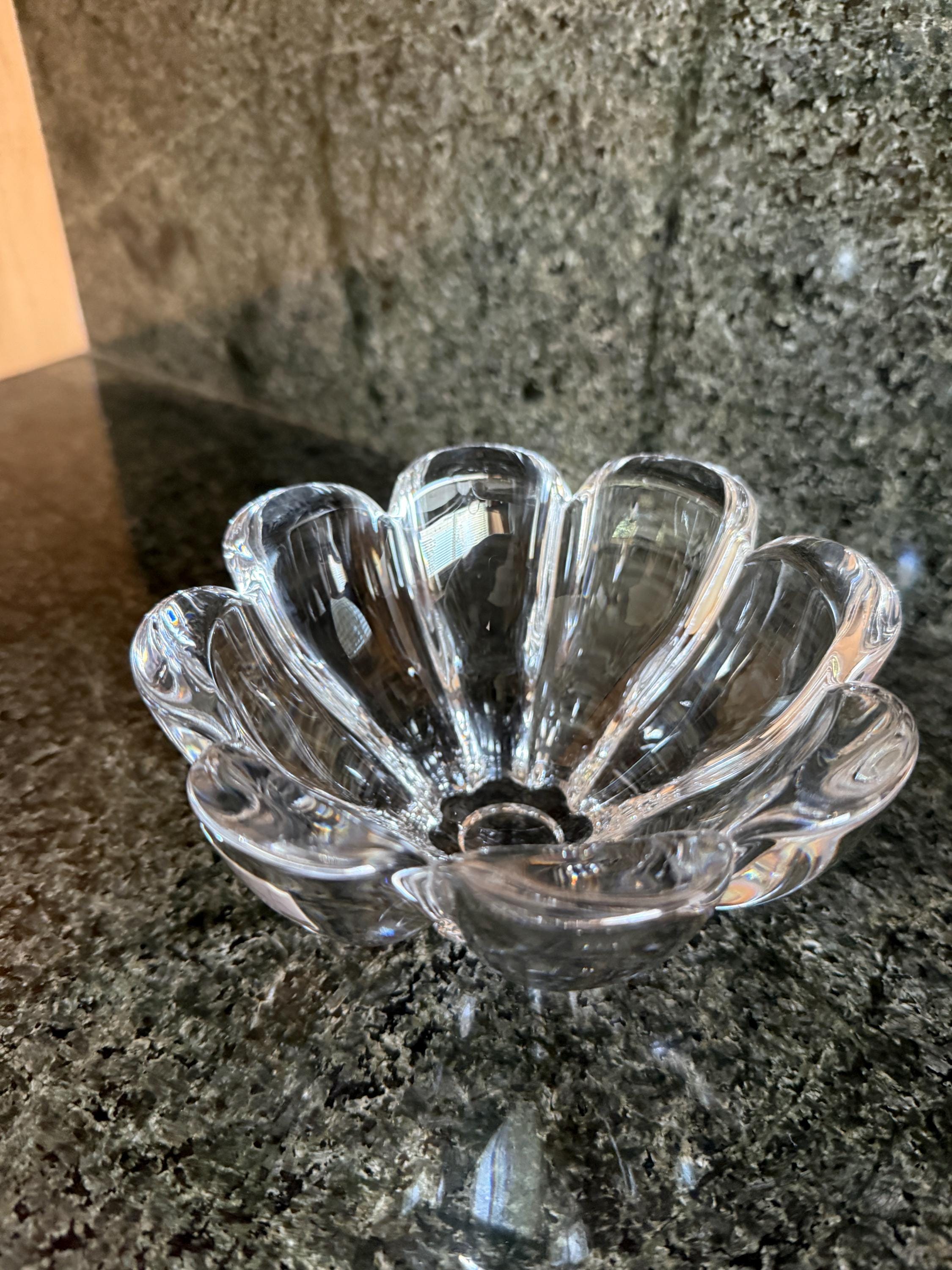 Mikasa Zinnia Crystal Bowl – Made in Austria – 6x3 Inches