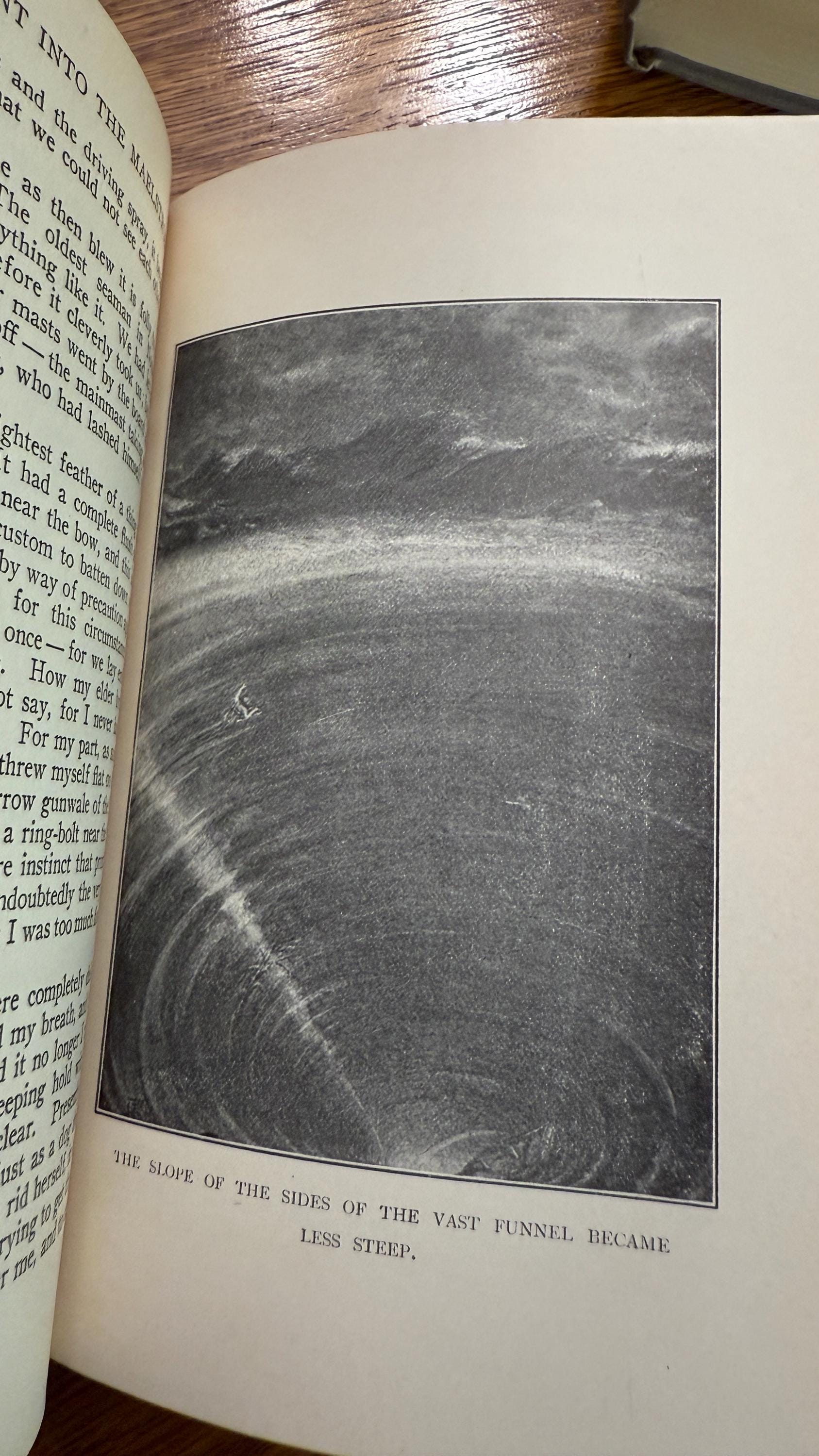 Antique 1914 Poe’s Works - Tales Volumes 1 & 2 | Illustrated Hardcover Set by Charles Scribner’s Sons