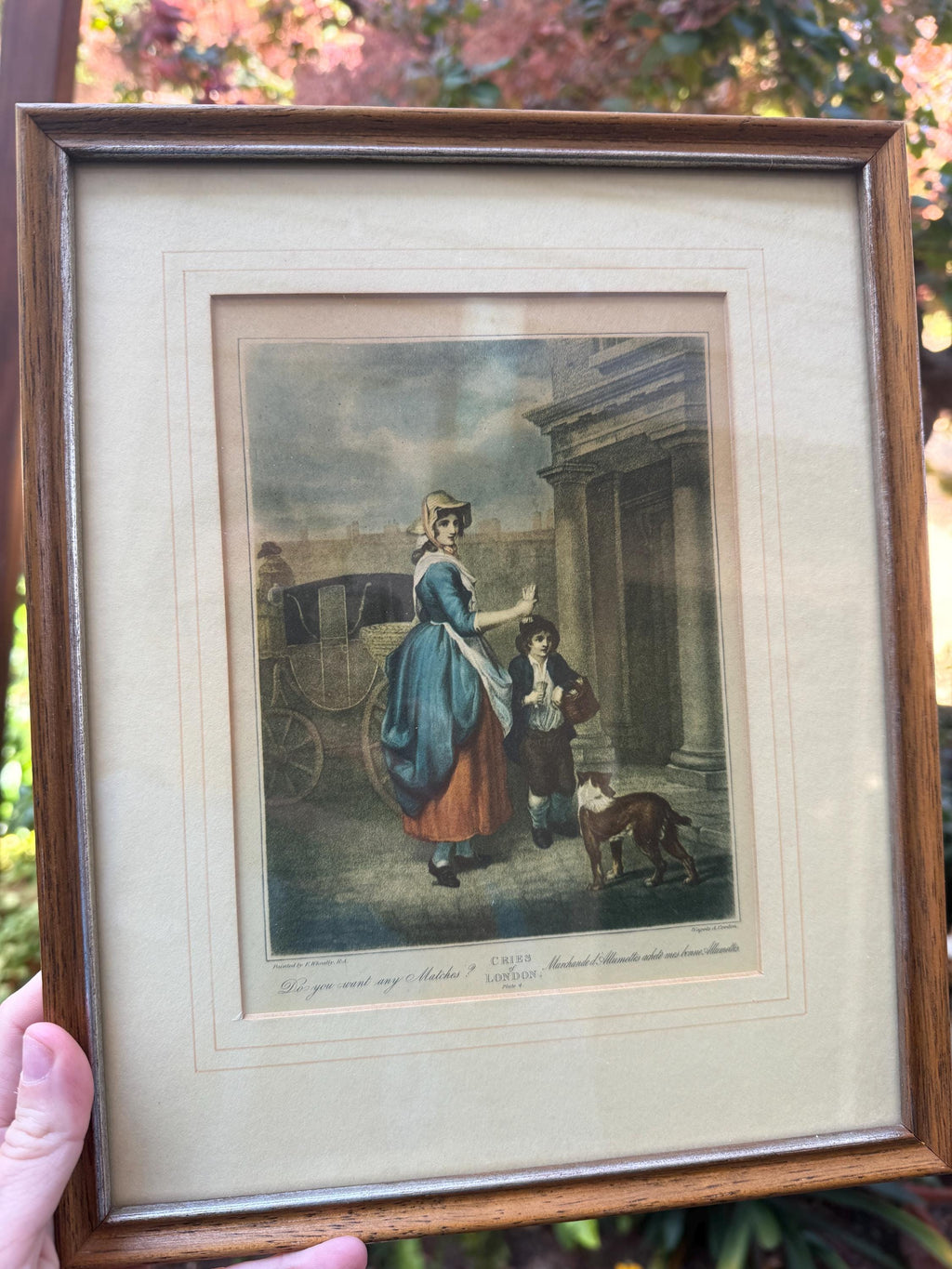 Instant Gallery Wall – Set of 11 “Cries of London” by F. Wheatley – Offset Lithography Prints – Matted & Framed- 11.5x9.5