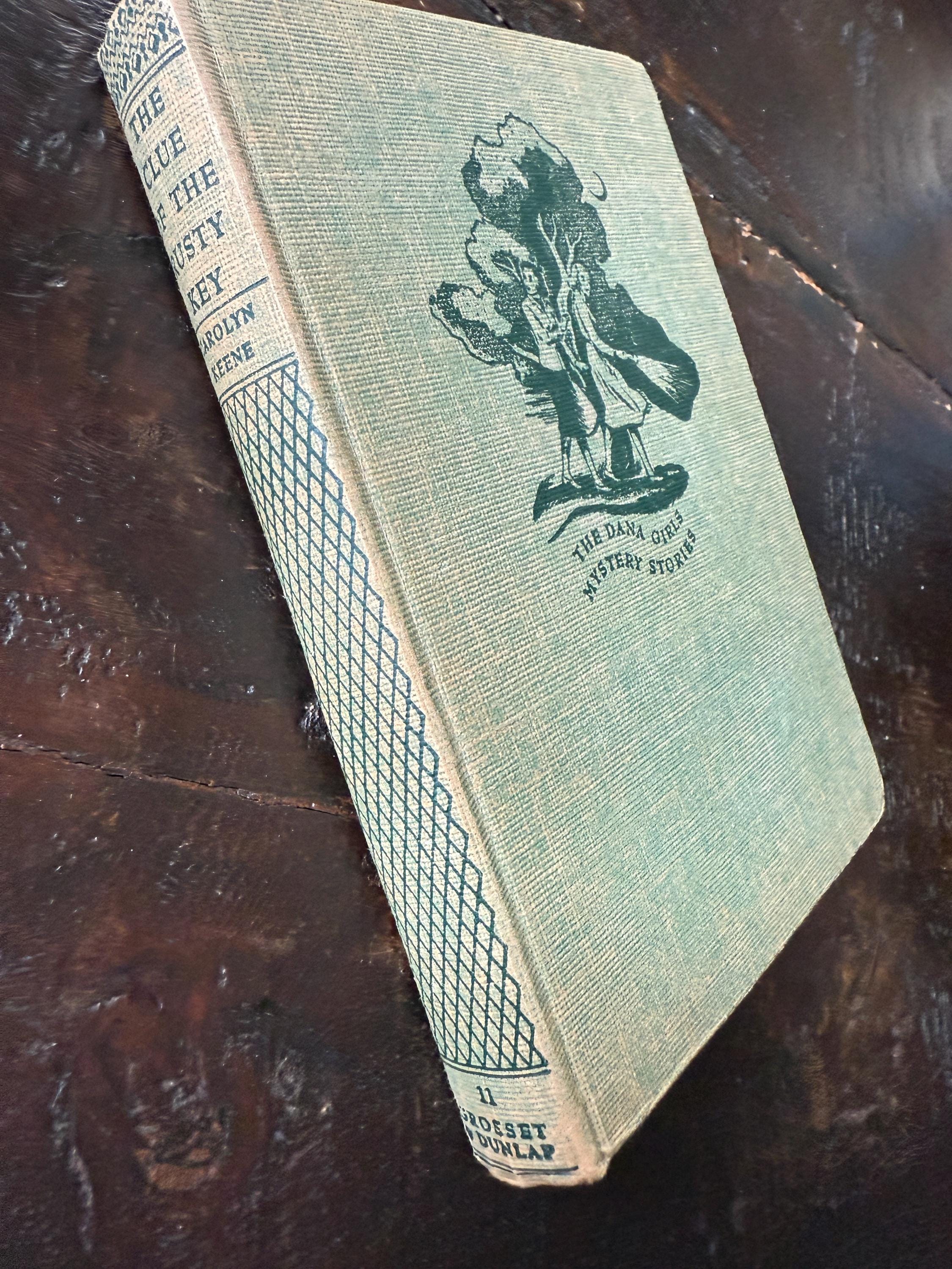 First Edition 1942 The Clue of the Rusty Key – Dana Girls Mystery #11 by Carolyn Keene – Vintage Mystery Book
