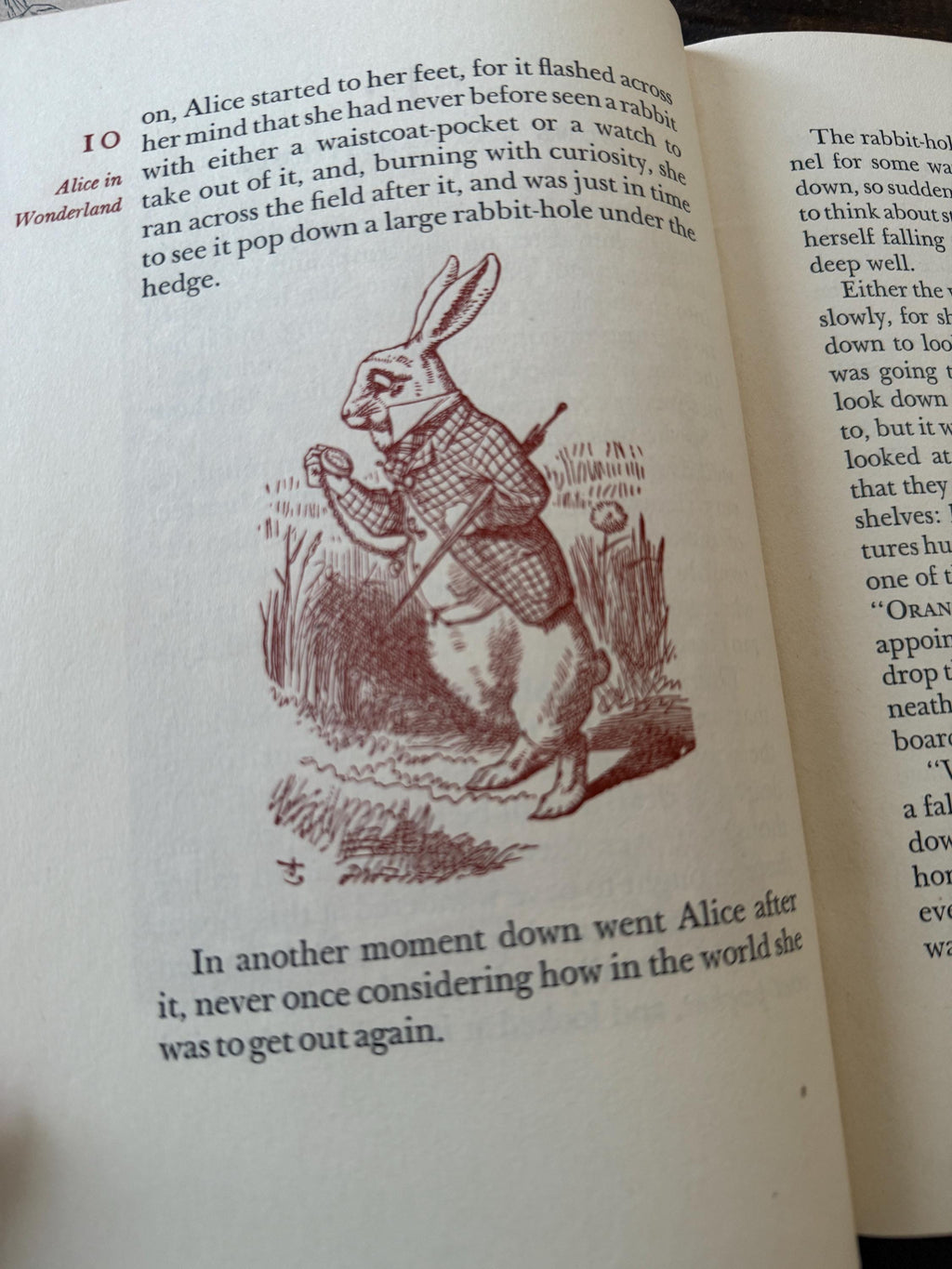 Vintage Alice in Wonderland by Lewis Carroll – Peter Pauper Press – Illustrated – With Original Slipcover