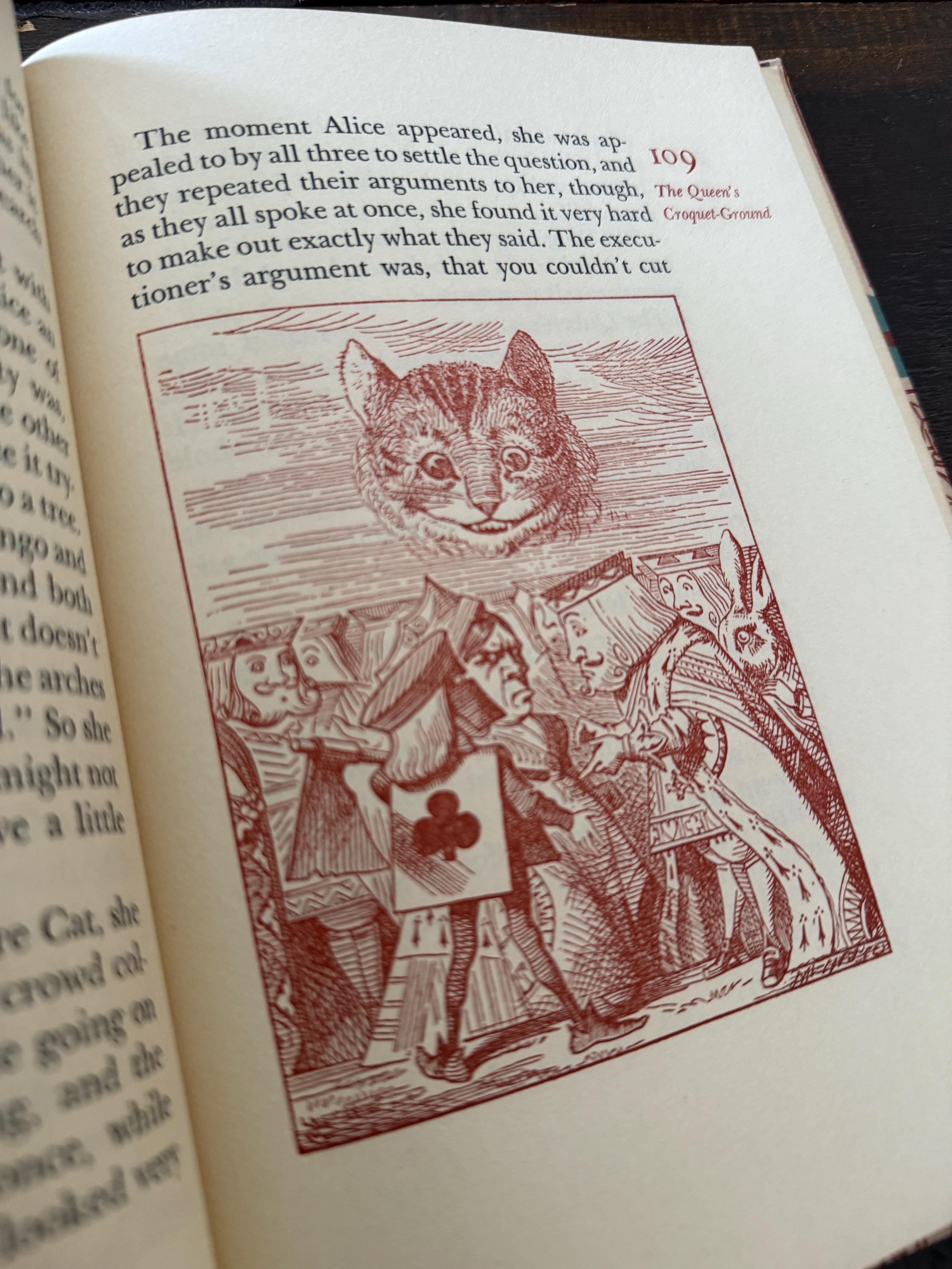 Vintage Alice in Wonderland by Lewis Carroll – Peter Pauper Press – Illustrated – With Original Slipcover