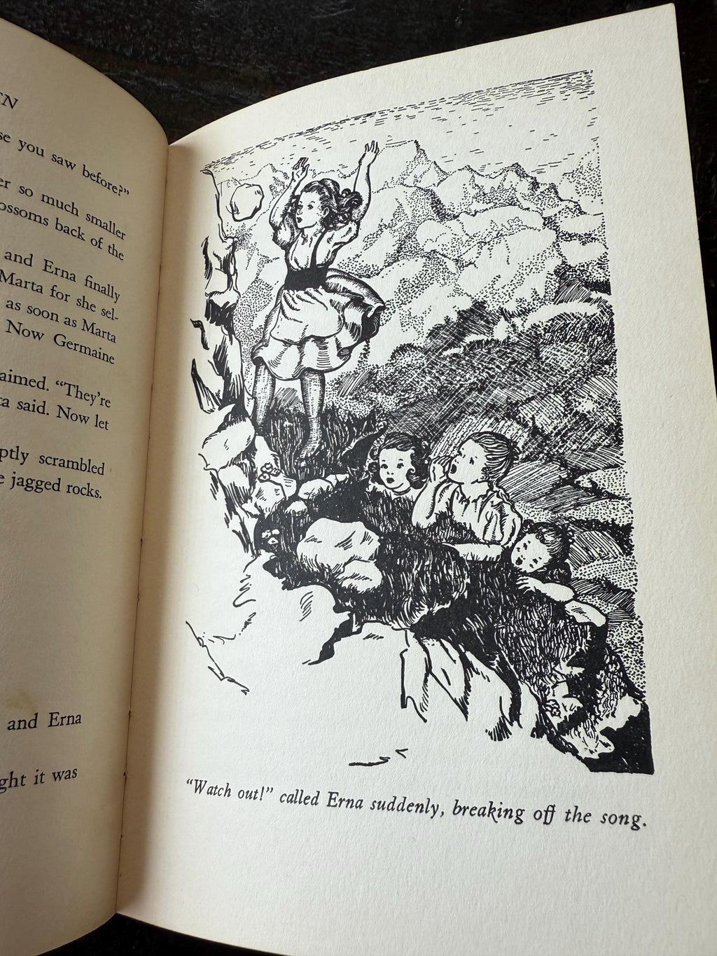 1939 Heidi’s Children by Charles Tritten – Vintage Sequel to Heidi – Embossed Green Cover