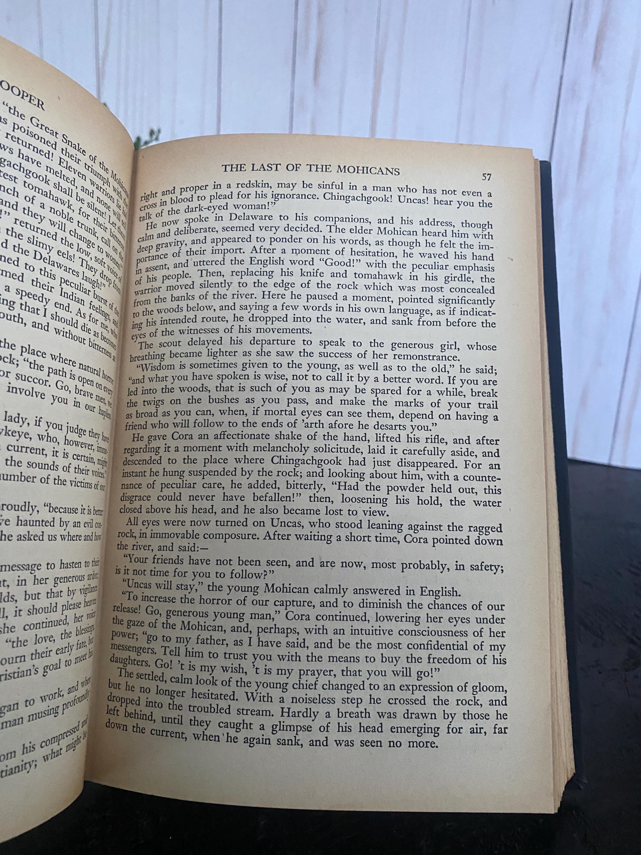 1940 The Last of the Mohicans - James Fenimore Cooper - Published The Book League of America