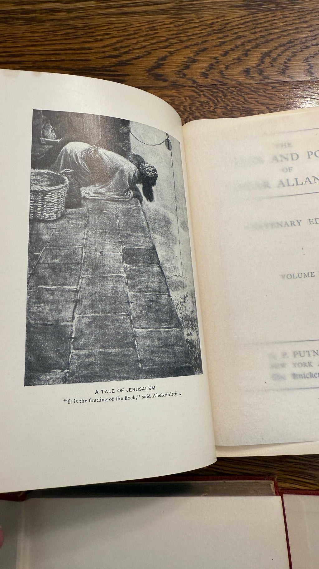 Antique 1902 The Tales and Poems of Edgar Allan Poe – Volumes II–VI – Centenary Edition – Illustrated