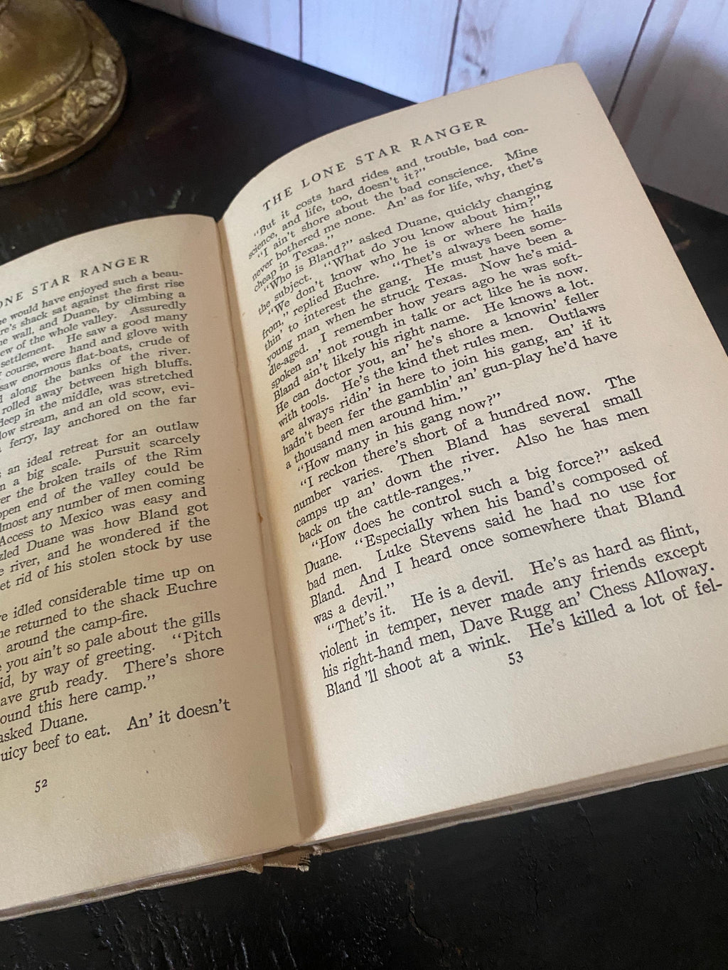 1915 - Second Edition - Zane Grey-  The Lone Star Ranger - Hardcover