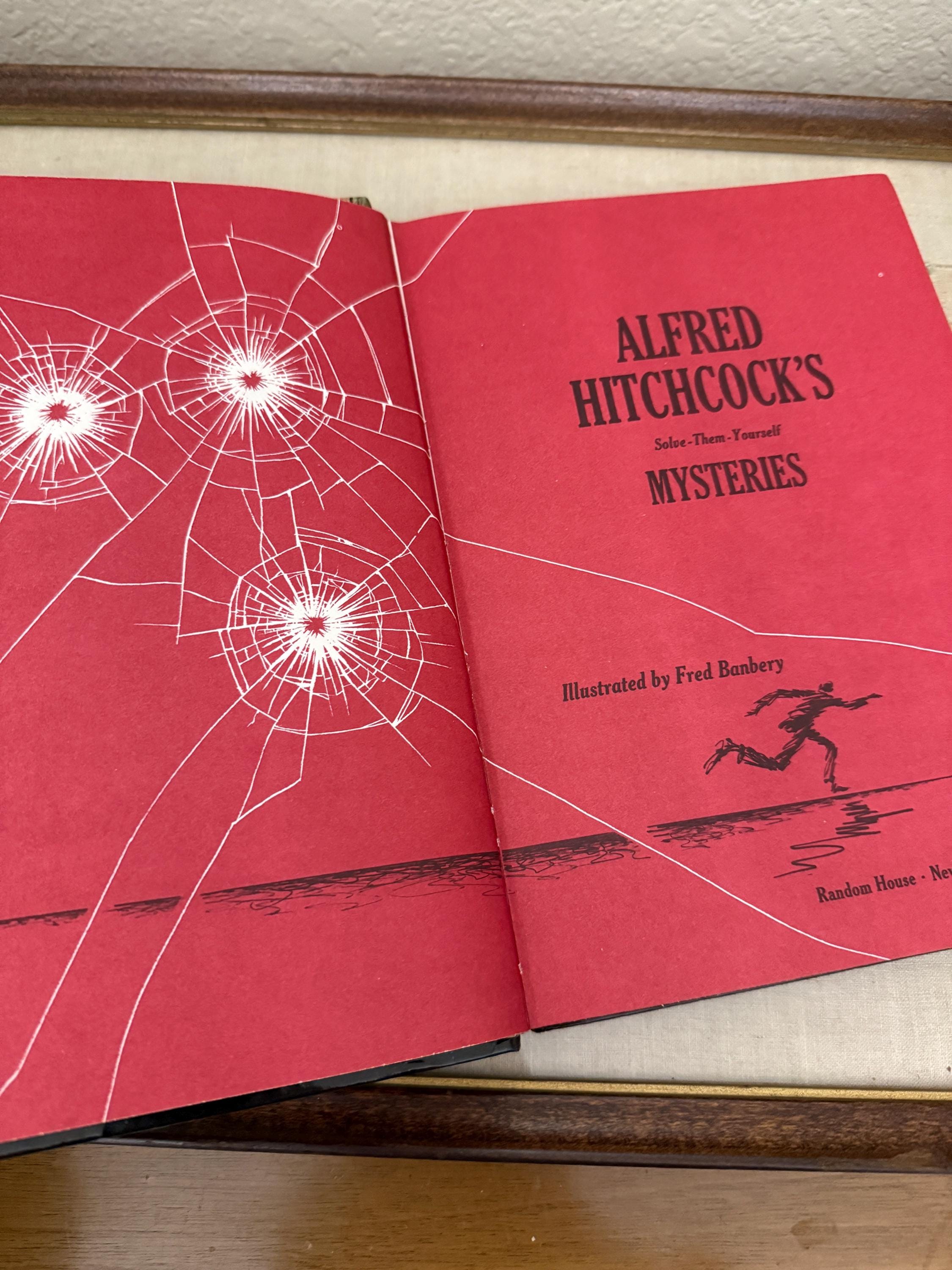 1963 Alfred Hitchcock’s Solve-Them-Yourself Mysteries | Illustrated Hardcover | Random House