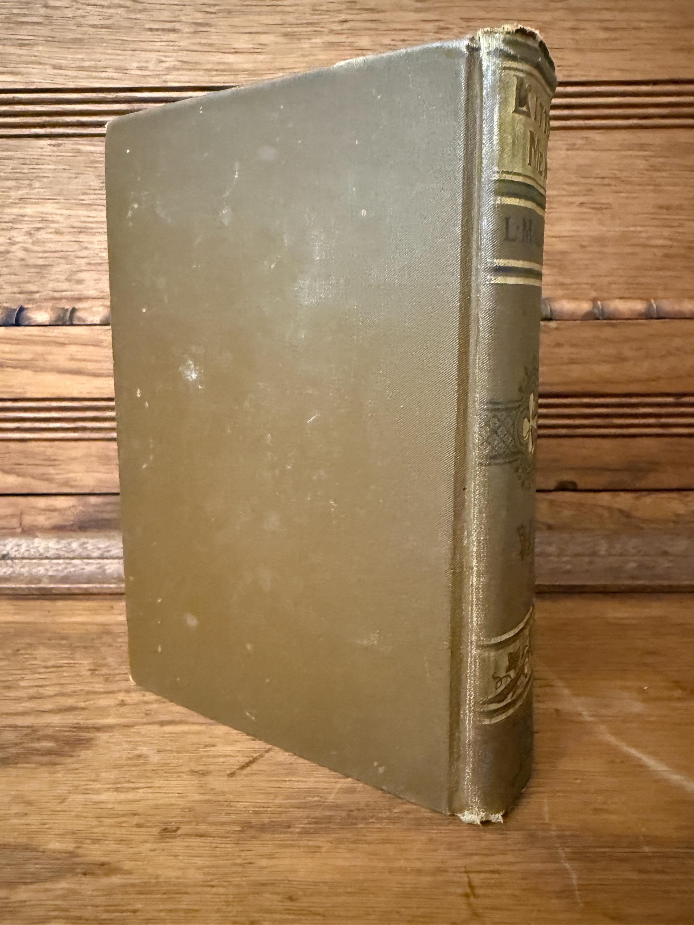 Antique 1915 - Louisa M. Alcott - Little Men illustrated hardcover book