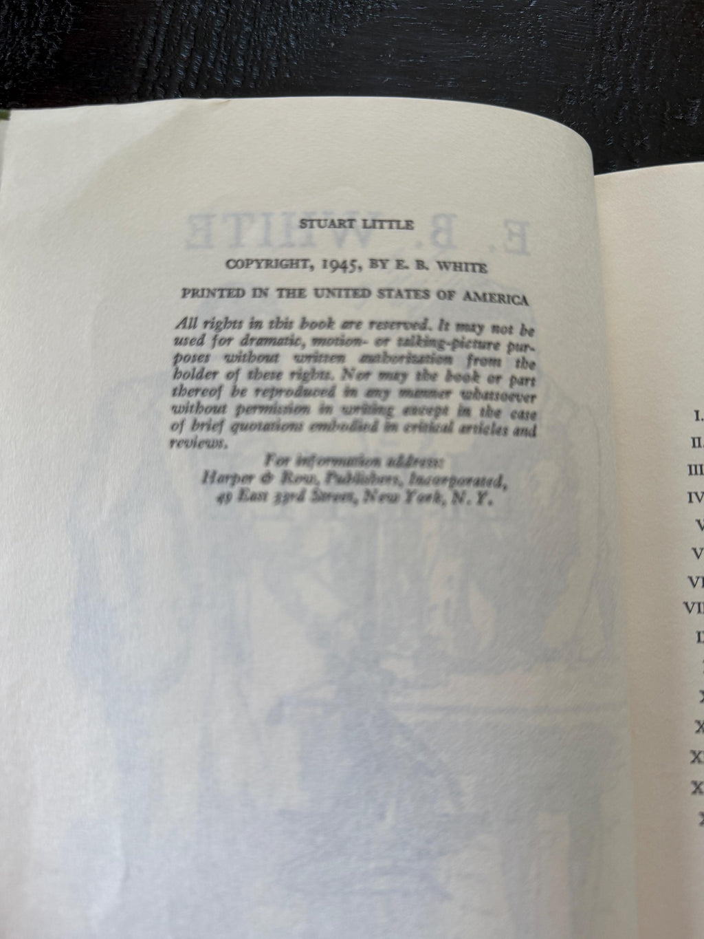 Vintage 1945 Stuart Little by E.B. White – Likely Second Printing – Classic Children’s Hardcover