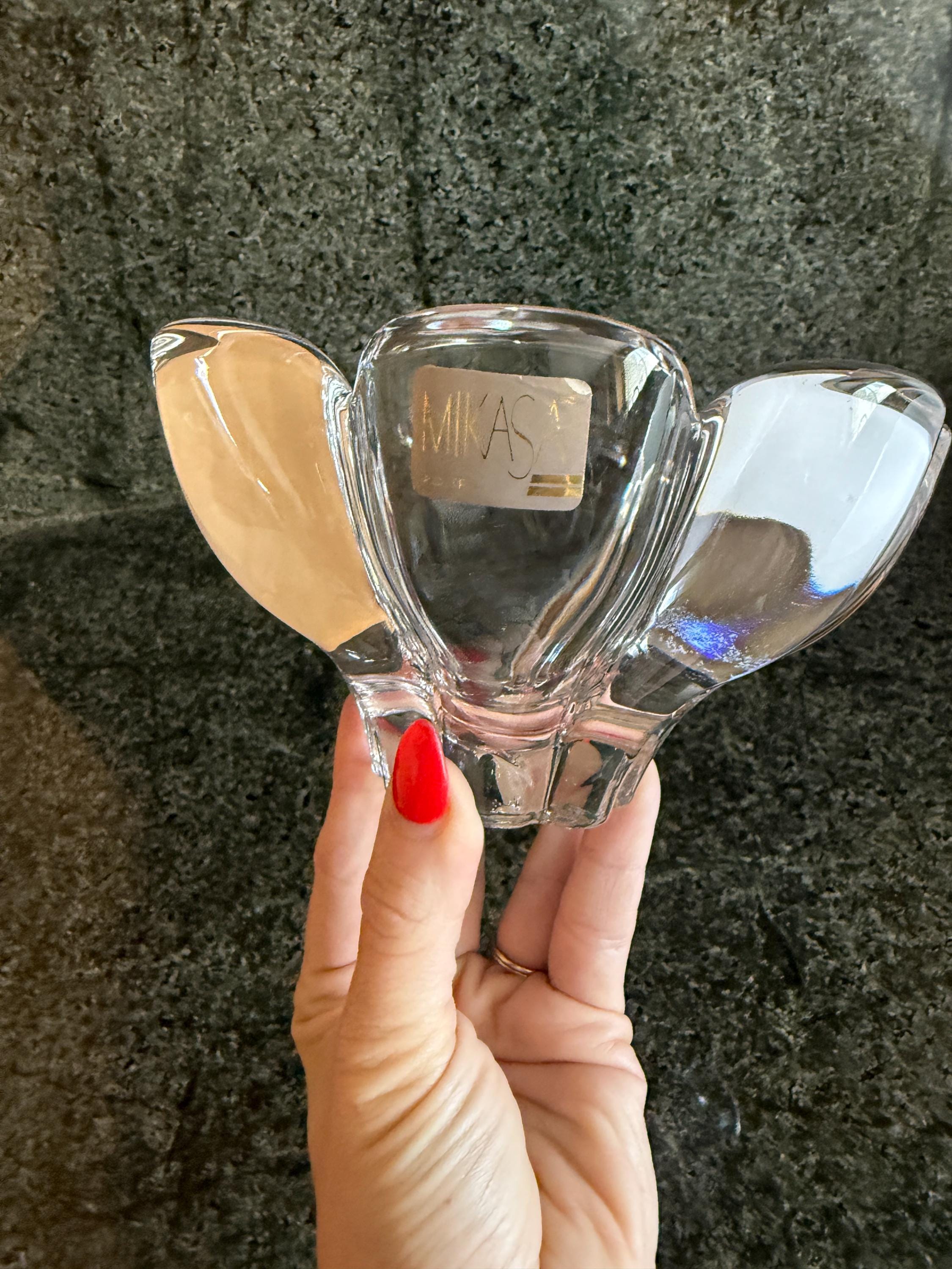 Mikasa Zinnia Crystal Bowl – Made in Austria – 6x3 Inches