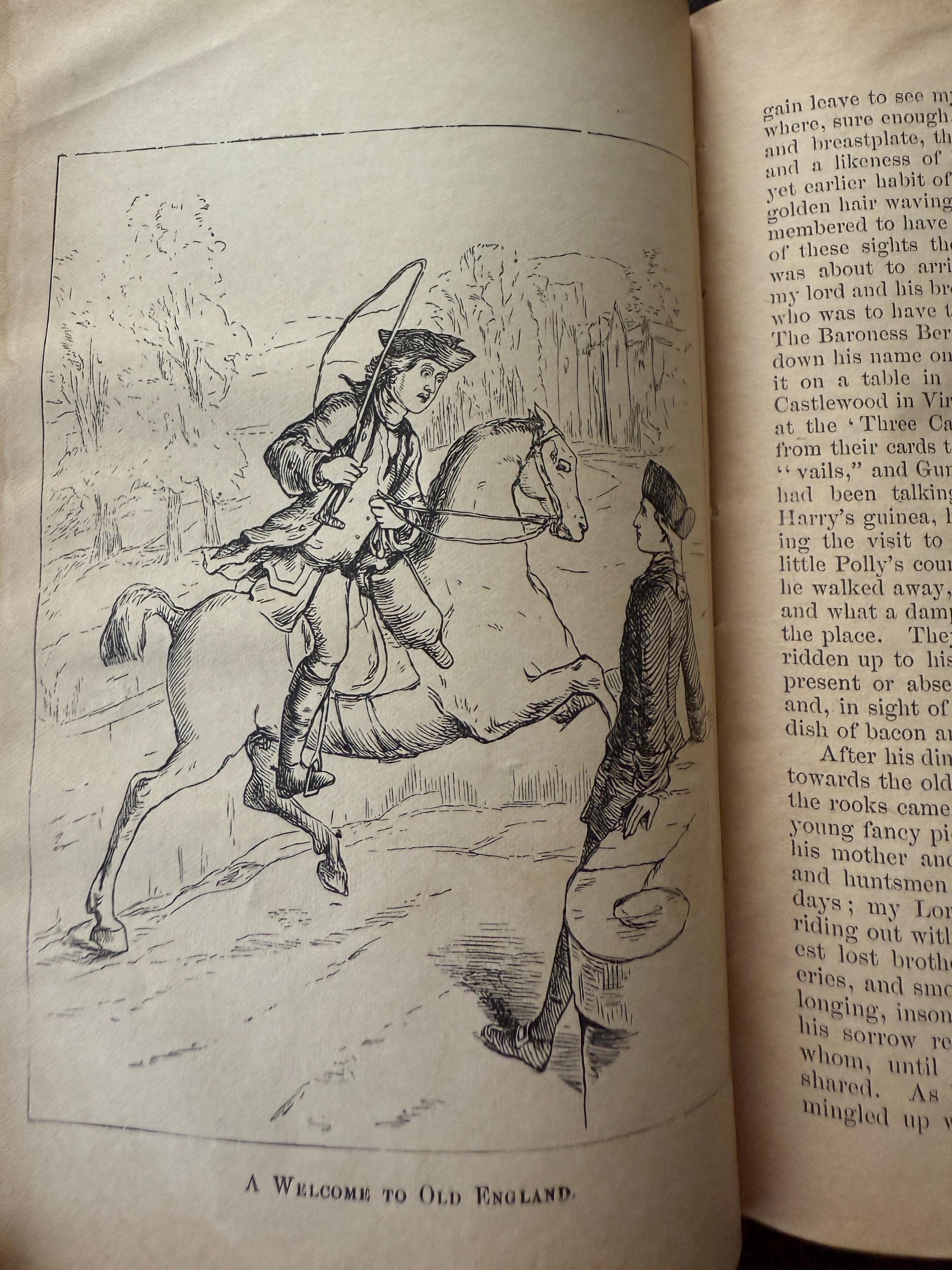 1887 Thackeray’s Complete Works - Illustrated | Set of 3 Antique Books | Published by James B. Lyon & Co.