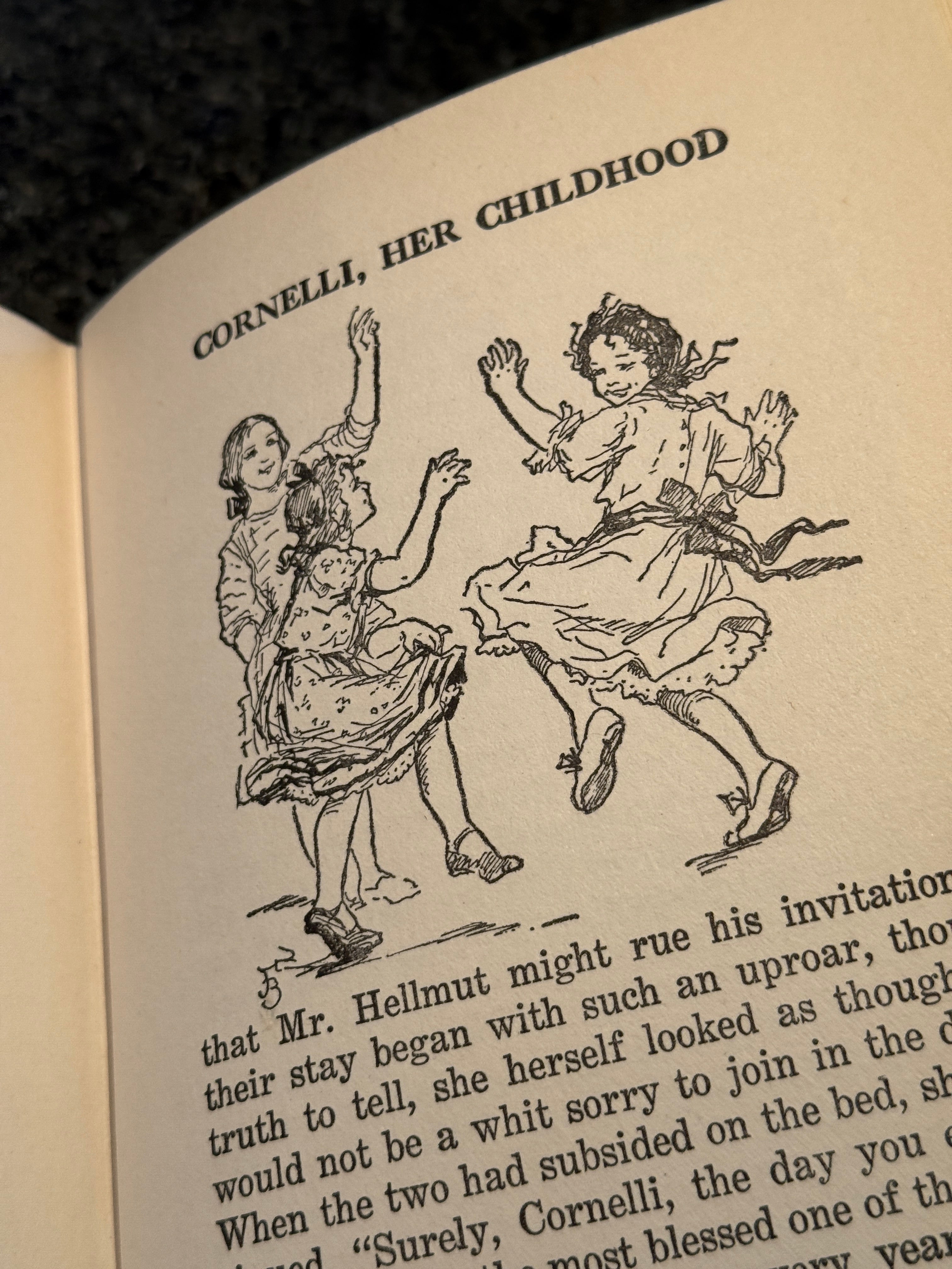 Cornelli, Her Childhood by Johanna Spyri – 1926 First American Edition with Dust Jacket