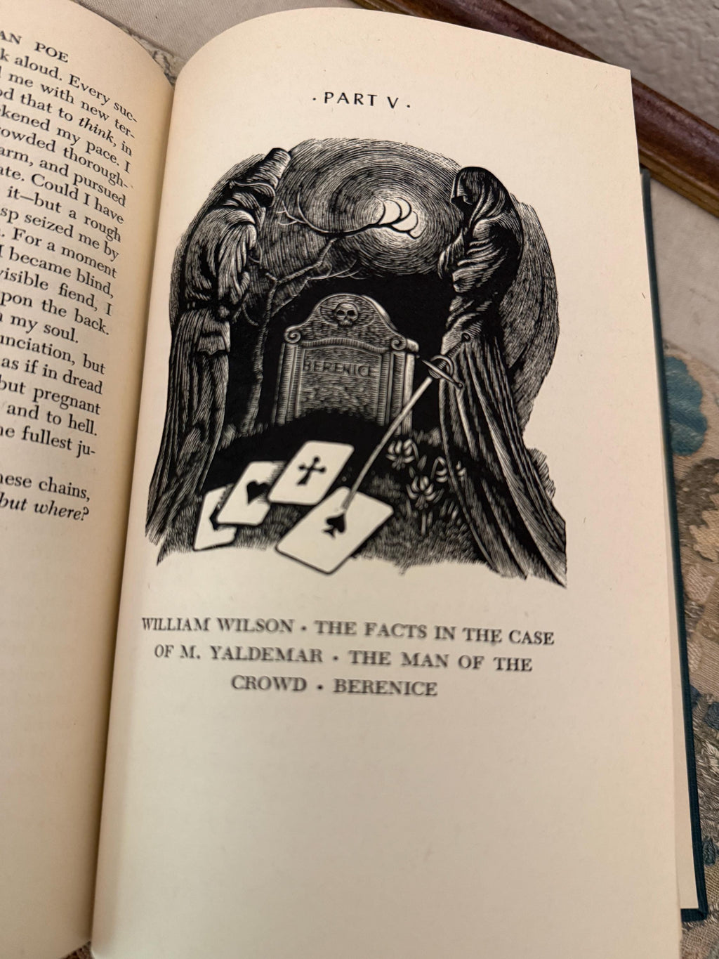 1947 Tales of Edgar Allan Poe | Illustrated by Fritz Eichenberg | Random House | Wood Engraving Edition