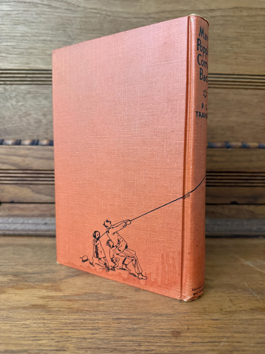 1935 Mary Poppins Comes Back by P.L. Travers – Illustrated Vintage Hardcover – Harcourt Brace - First Edition/no Dust Jacket
