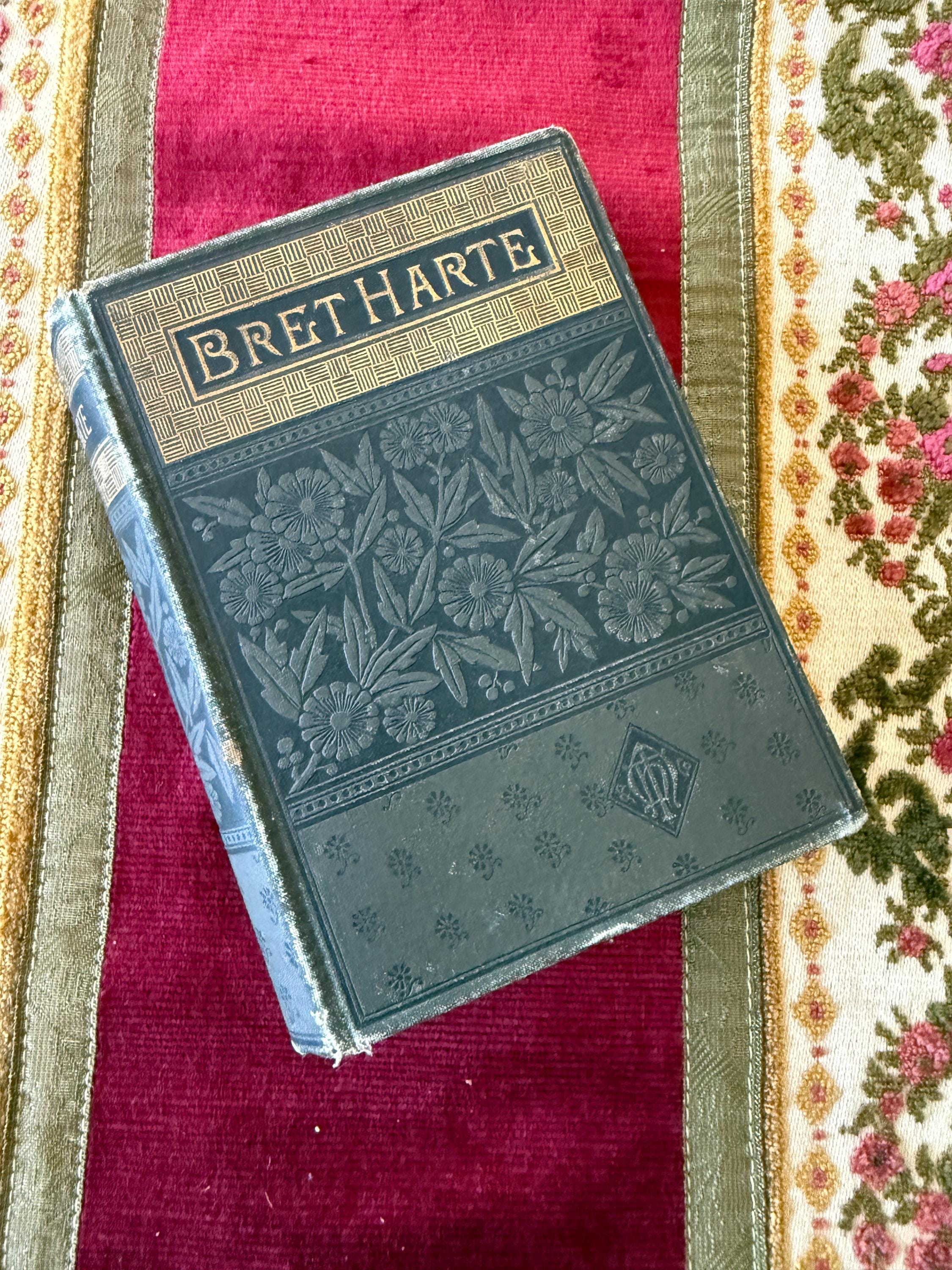 The Poetical Works of Bret Harte – 1882 Complete Edition – Antique Miniature Poetry Book – Houghton Mifflin & Co.