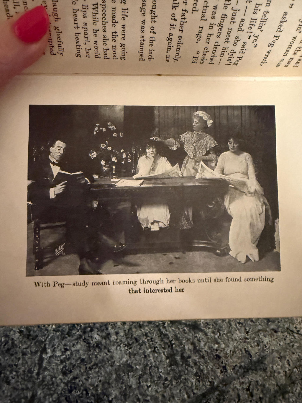 1913 First Edition Peg O’ My Heart by J. Hartley Manners | Illustrated Antique Book | Vintage Drama Novel | Loose Spine