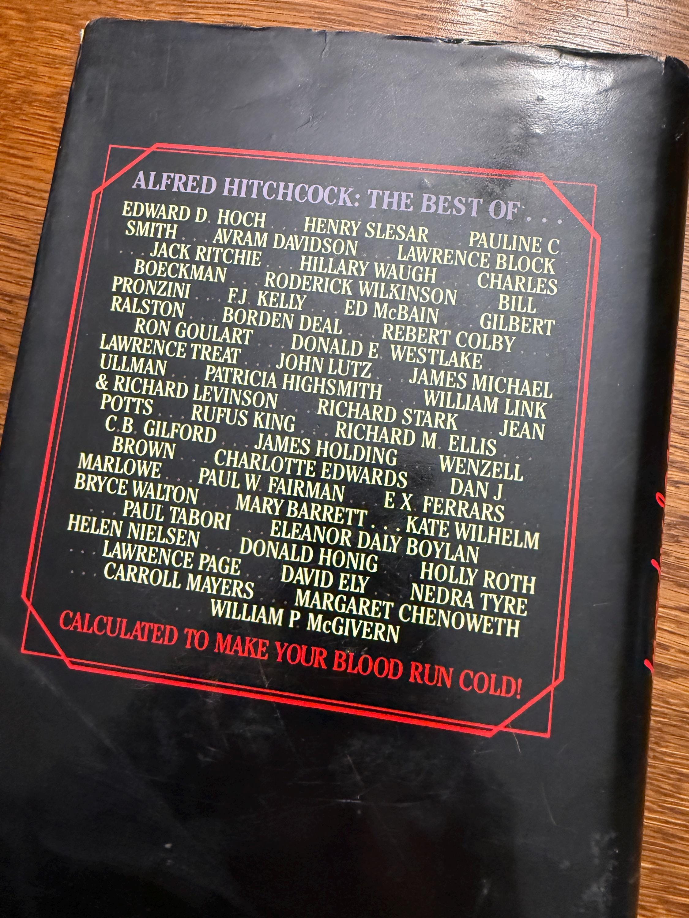 1980 Alfred Hitchcock’s The Best of Mystery | Fourth Edition, First Printing | 63 Short Stories | Hardcover with Dust Jacket