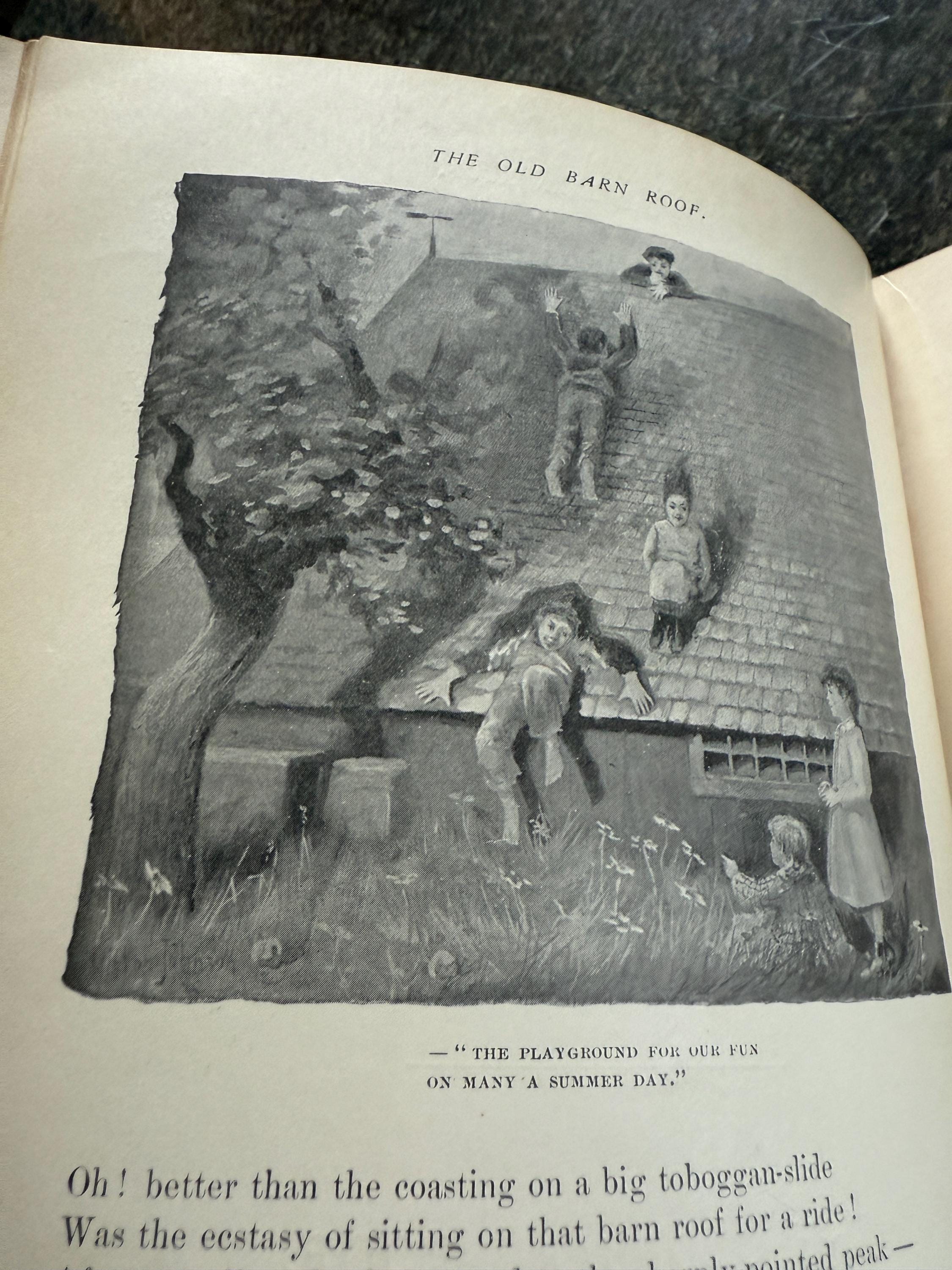 Antique 1899 Illustrated Wide Awake Story Book for Our Boys and Girls – Lothrop Publishing Co., Boston