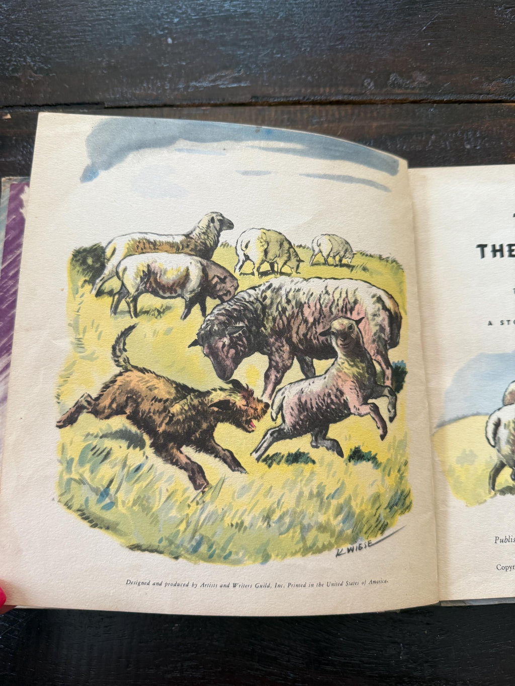 1943 Tramp the Sheep Dog by Don Lang – Illustrated by Kurt Wiese – A Story Parade Picture Book – Vintage Hardcover