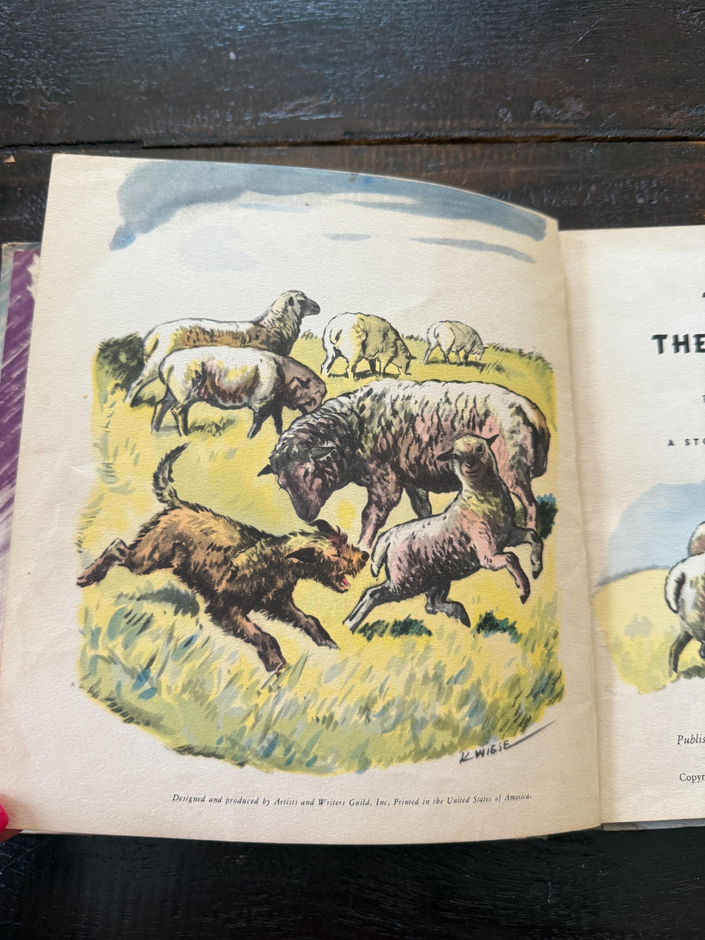 1943 Tramp the Sheep Dog by Don Lang – Illustrated by Kurt Wiese – A Story Parade Picture Book – Vintage Hardcover