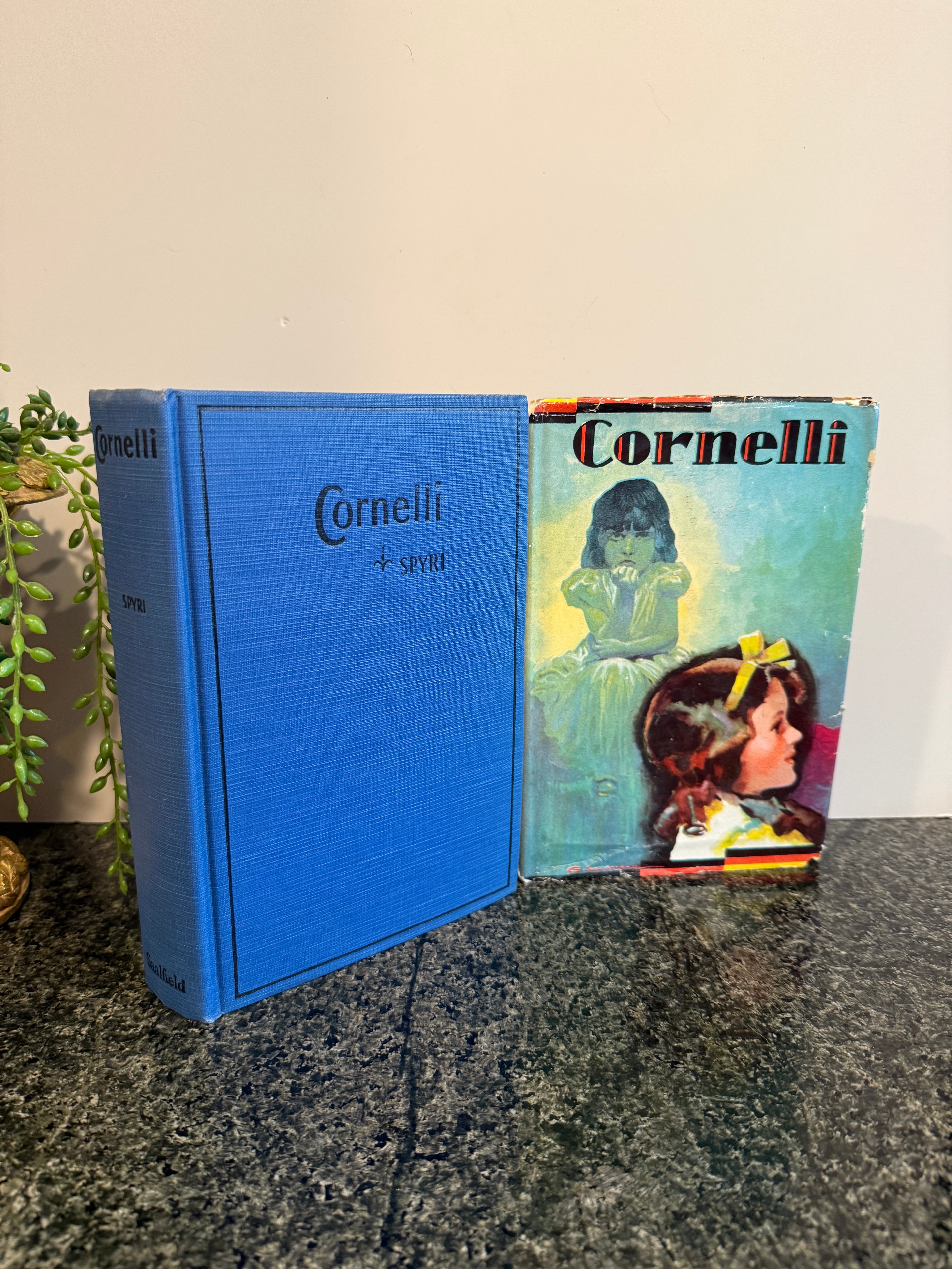 Cornelli, Her Childhood by Johanna Spyri – 1926 First American Edition with Dust Jacket