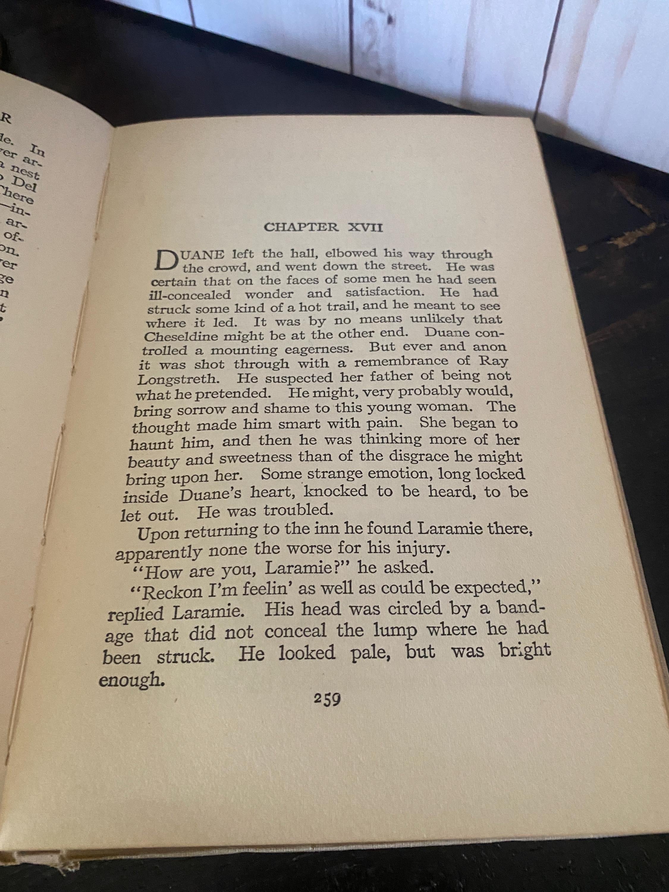 1915 - Second Edition - Zane Grey-  The Lone Star Ranger - Hardcover