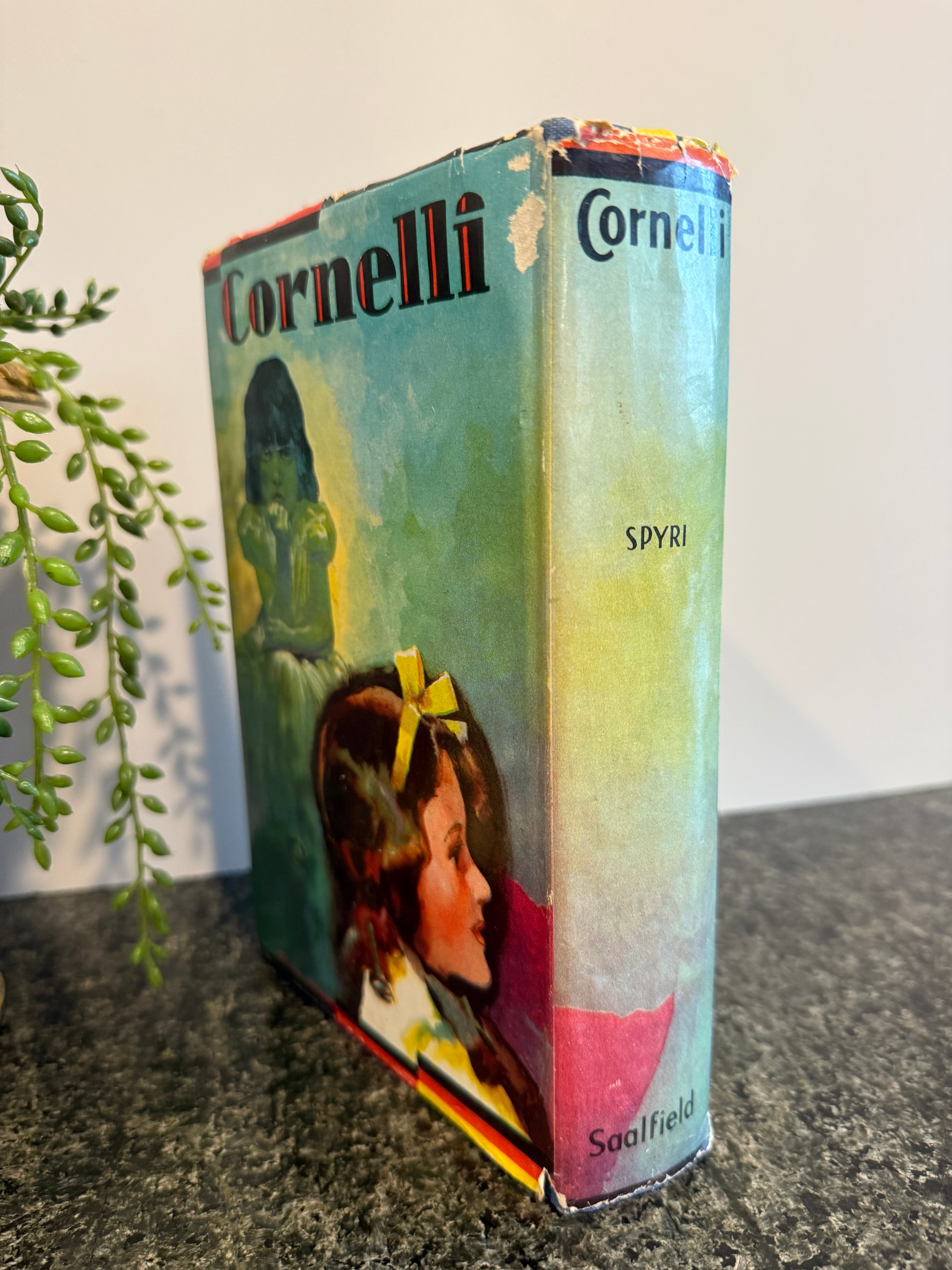 Cornelli, Her Childhood by Johanna Spyri – 1926 First American Edition with Dust Jacket