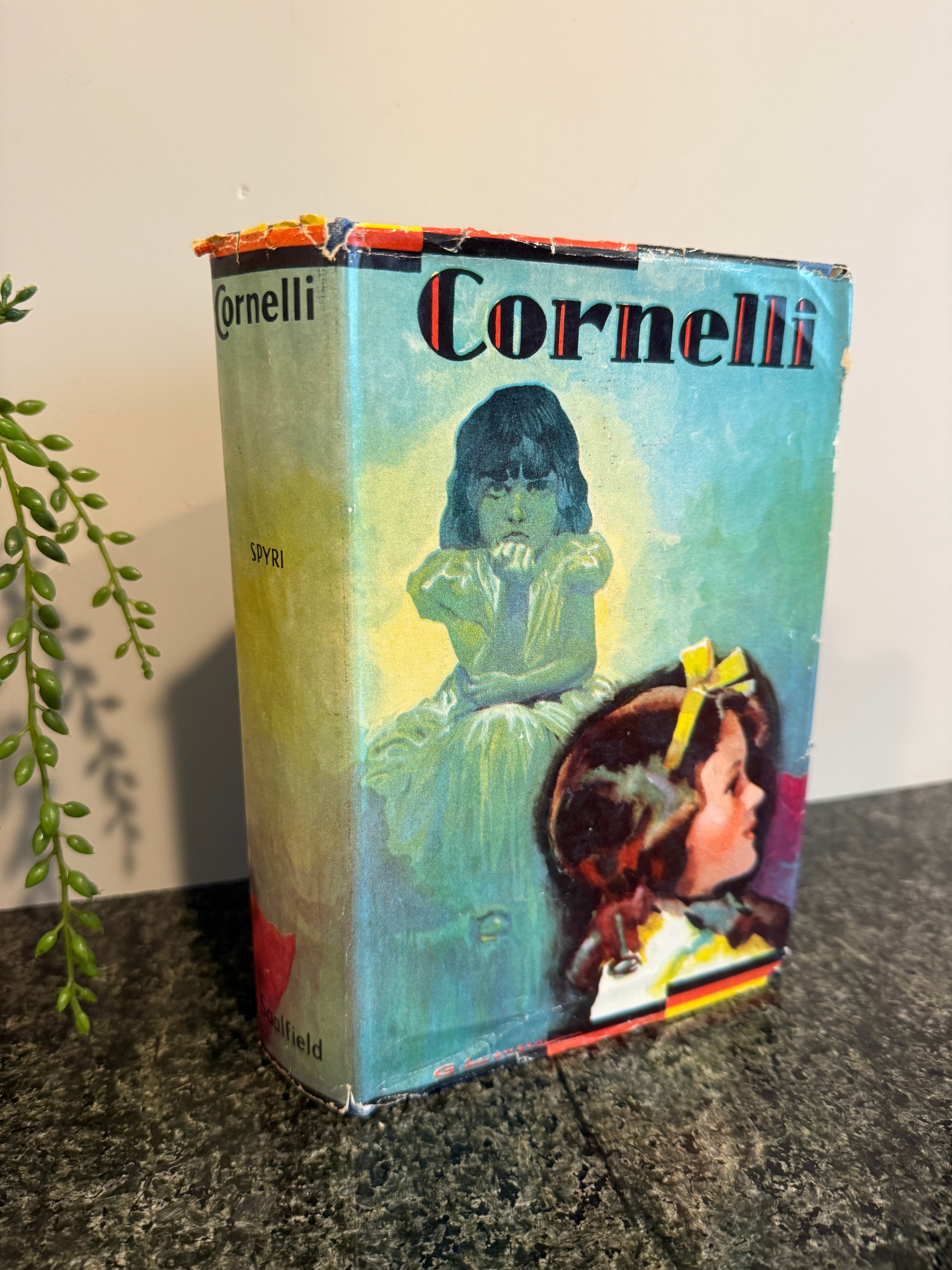 Cornelli, Her Childhood by Johanna Spyri – 1926 First American Edition with Dust Jacket