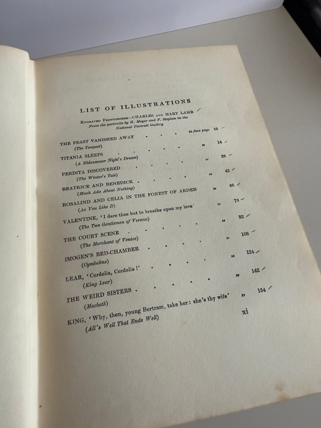 Antique 1905 Tales from Shakespeare by Charles & Mary Lamb – Illustrated by N.M. Price – Ornate Gilt Binding