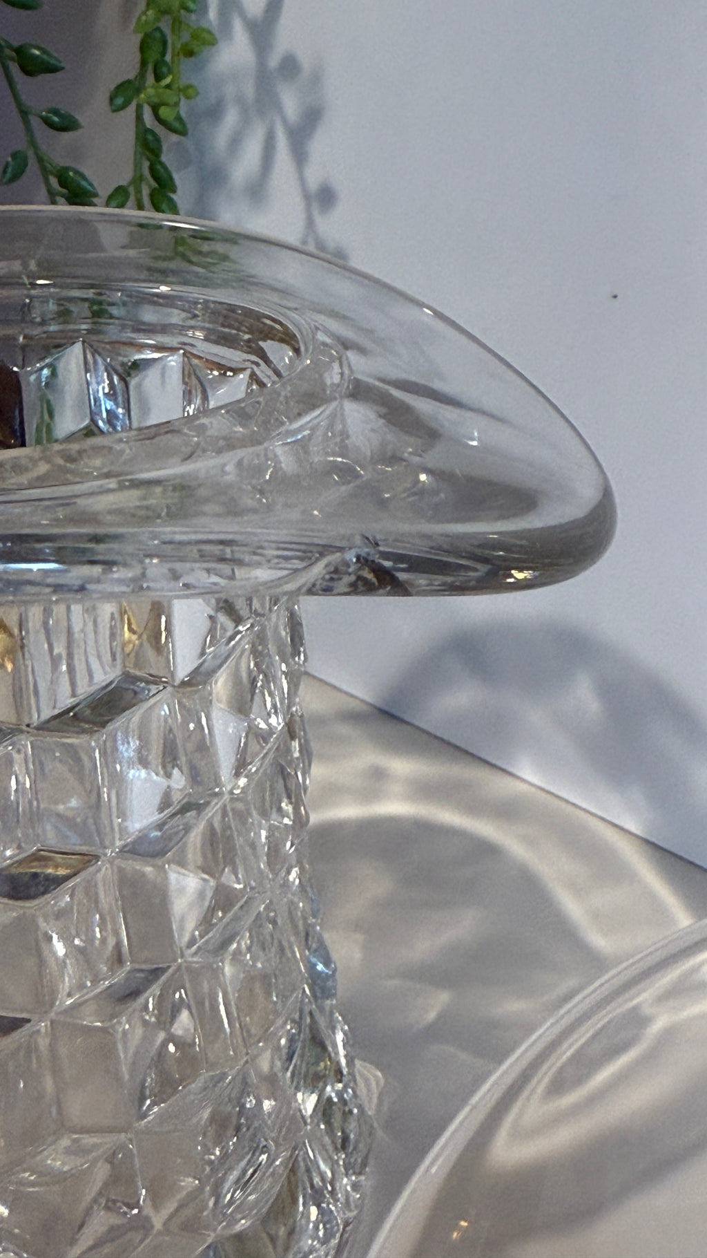 Vintage Fostoria American Top Hat Glass – Toothpick Holder, Match Holder, or Bud Vase (Sold Separately)