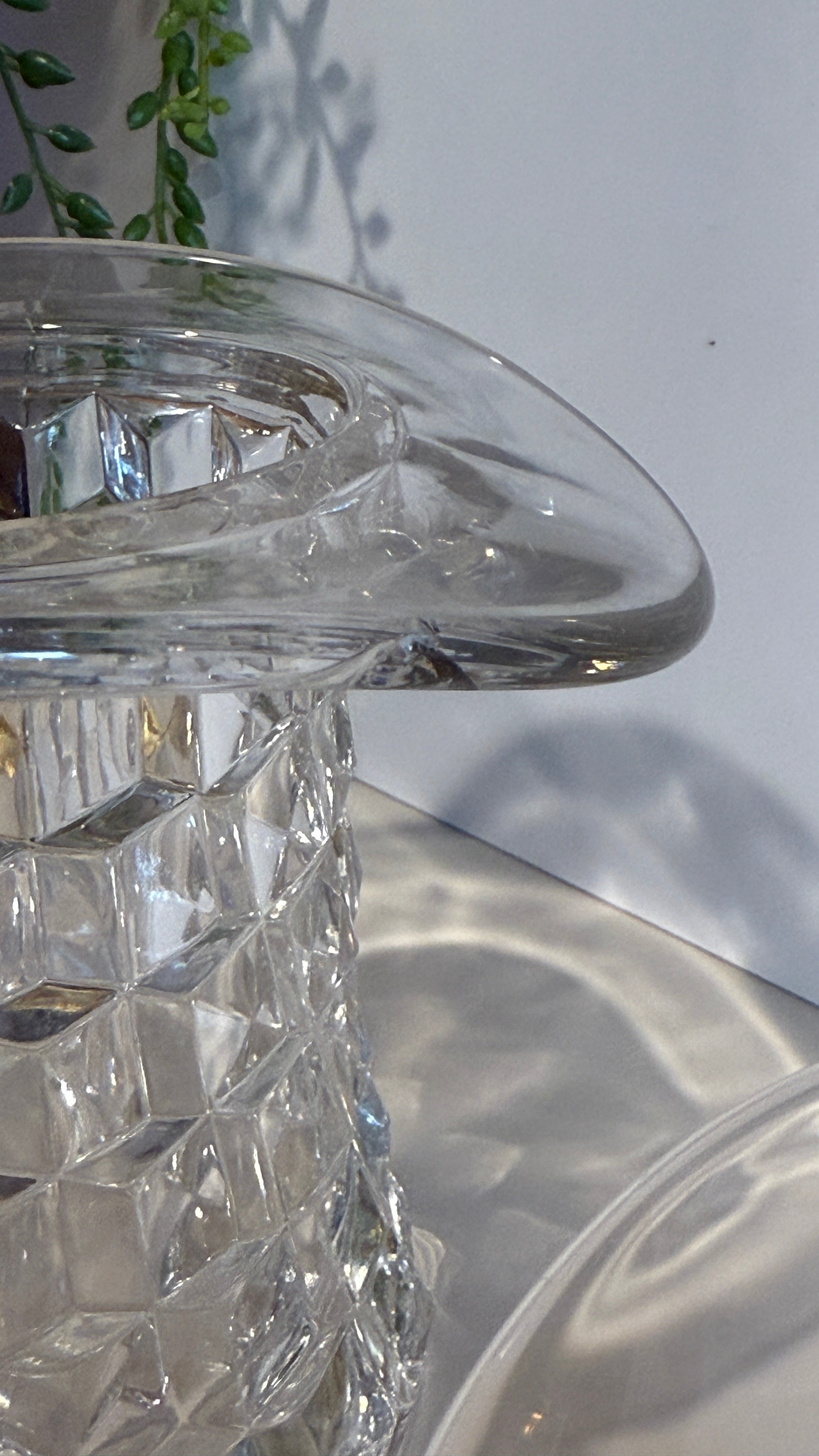 Vintage Fostoria American Top Hat Glass – Toothpick Holder, Match Holder, or Bud Vase (Sold Separately)