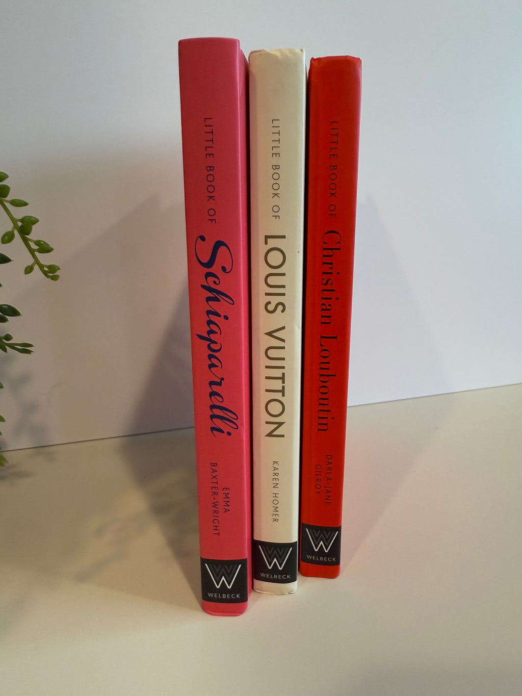 Set of 3 Fashion Icon Coffee Table Books – Schiaparelli, Louis Vuitton, Christian Louboutin