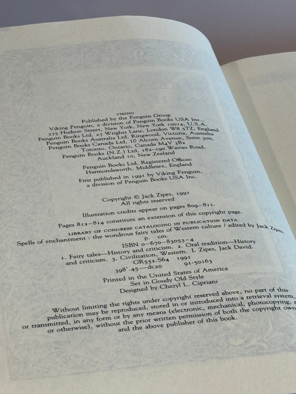 Spells of Enchantment: The Wondrous Fairy Tales of Western Culture – First Edition Hardcover