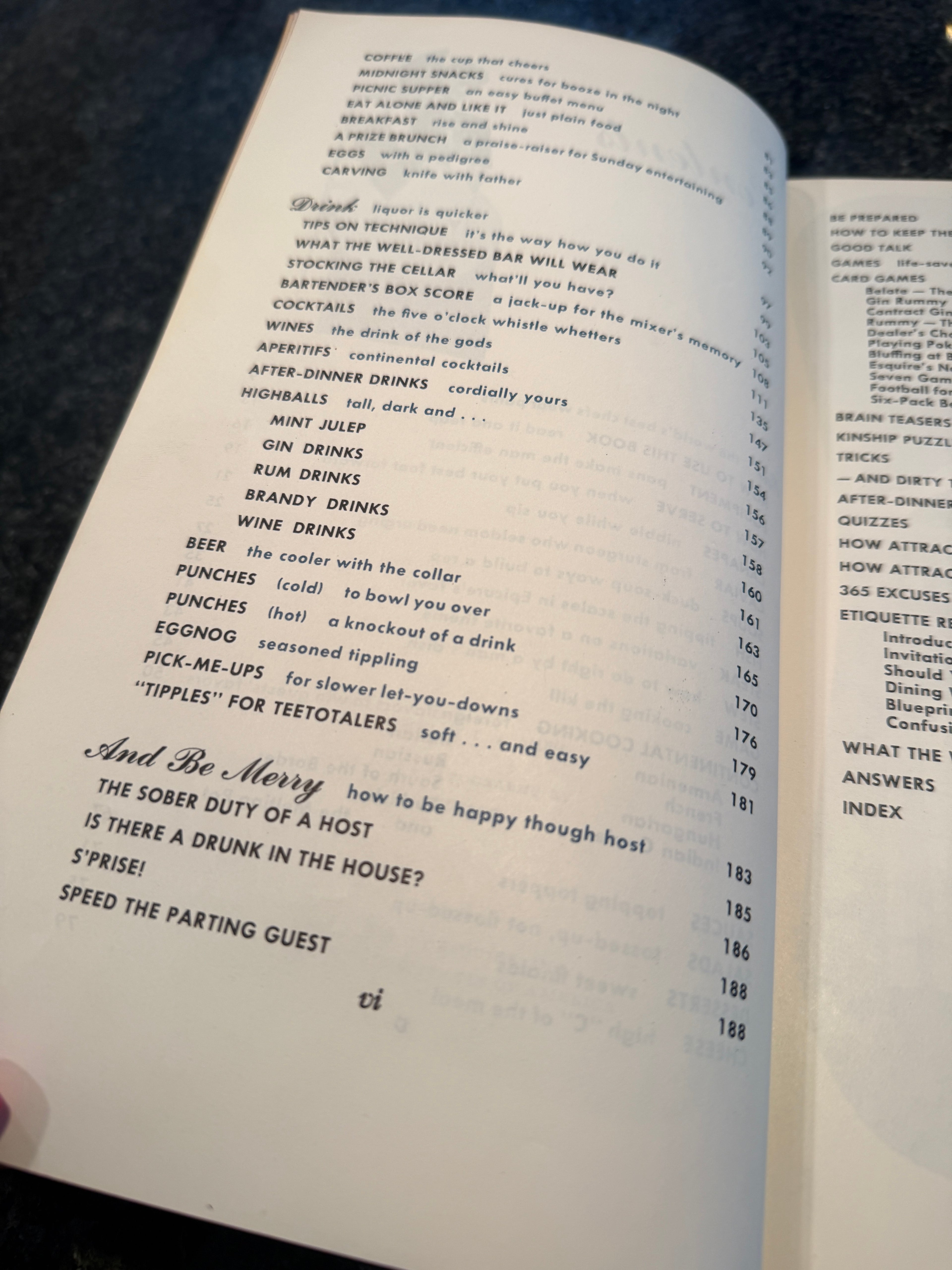 Esquire’s Handbook for Hosts – 1949 First Edition – Comically Illustrated