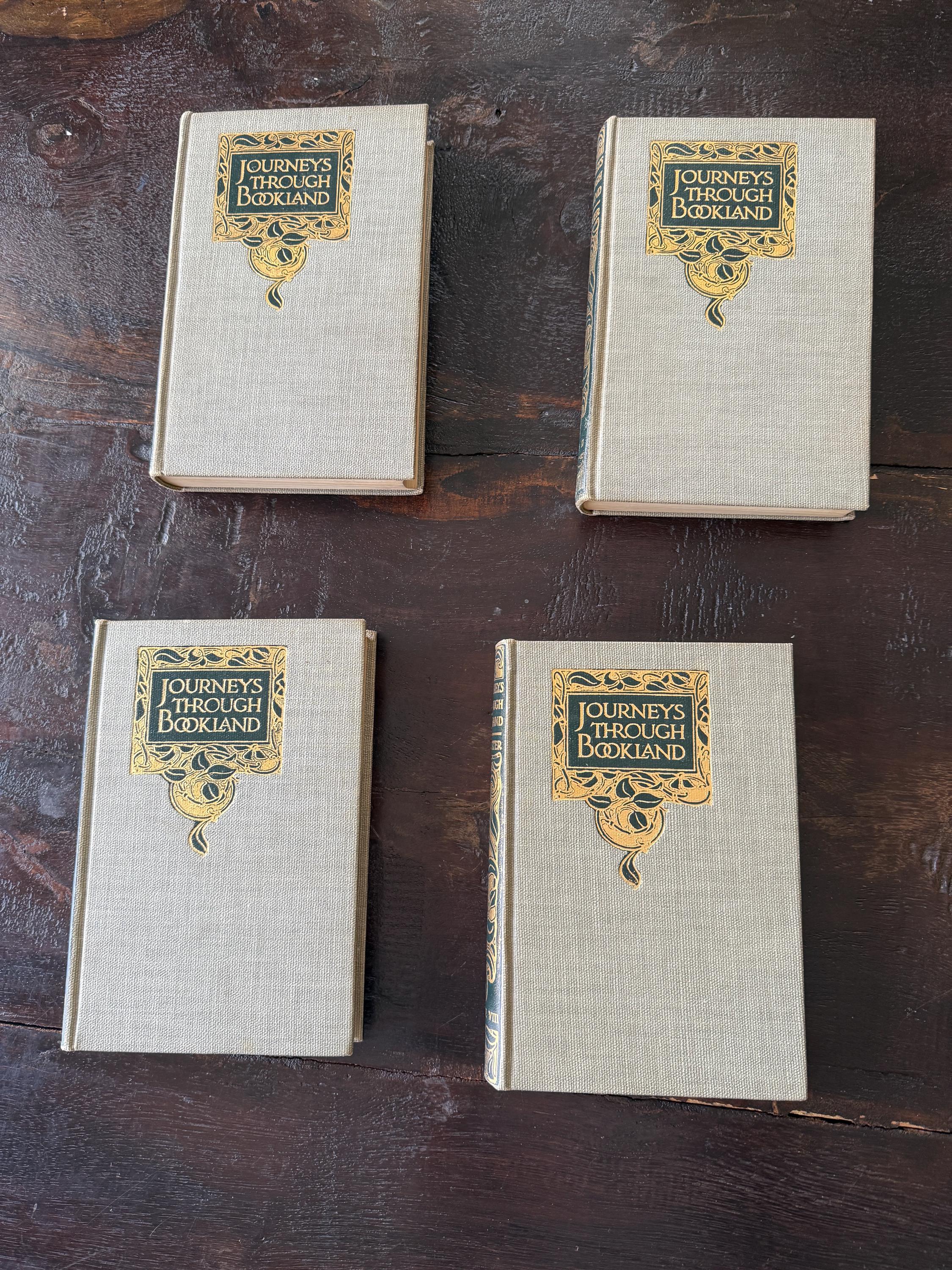 1909 Journeys Through Bookland First Edition Set by Charles H. Sylvester | Rare 10/11 Volumes | Vintage Literature Collection
